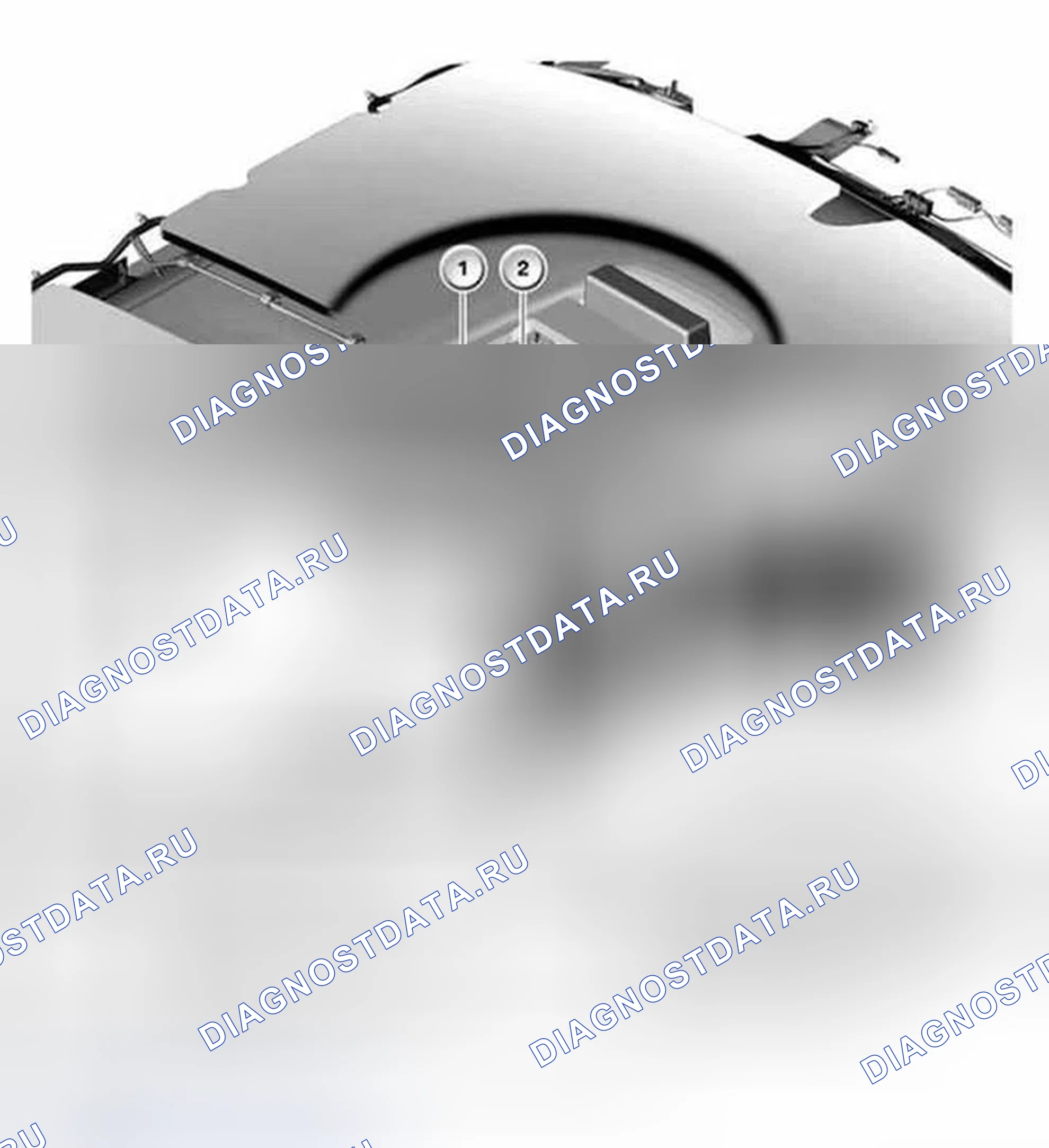 Рис. 895: Место установки. BMW M5 E60/E61