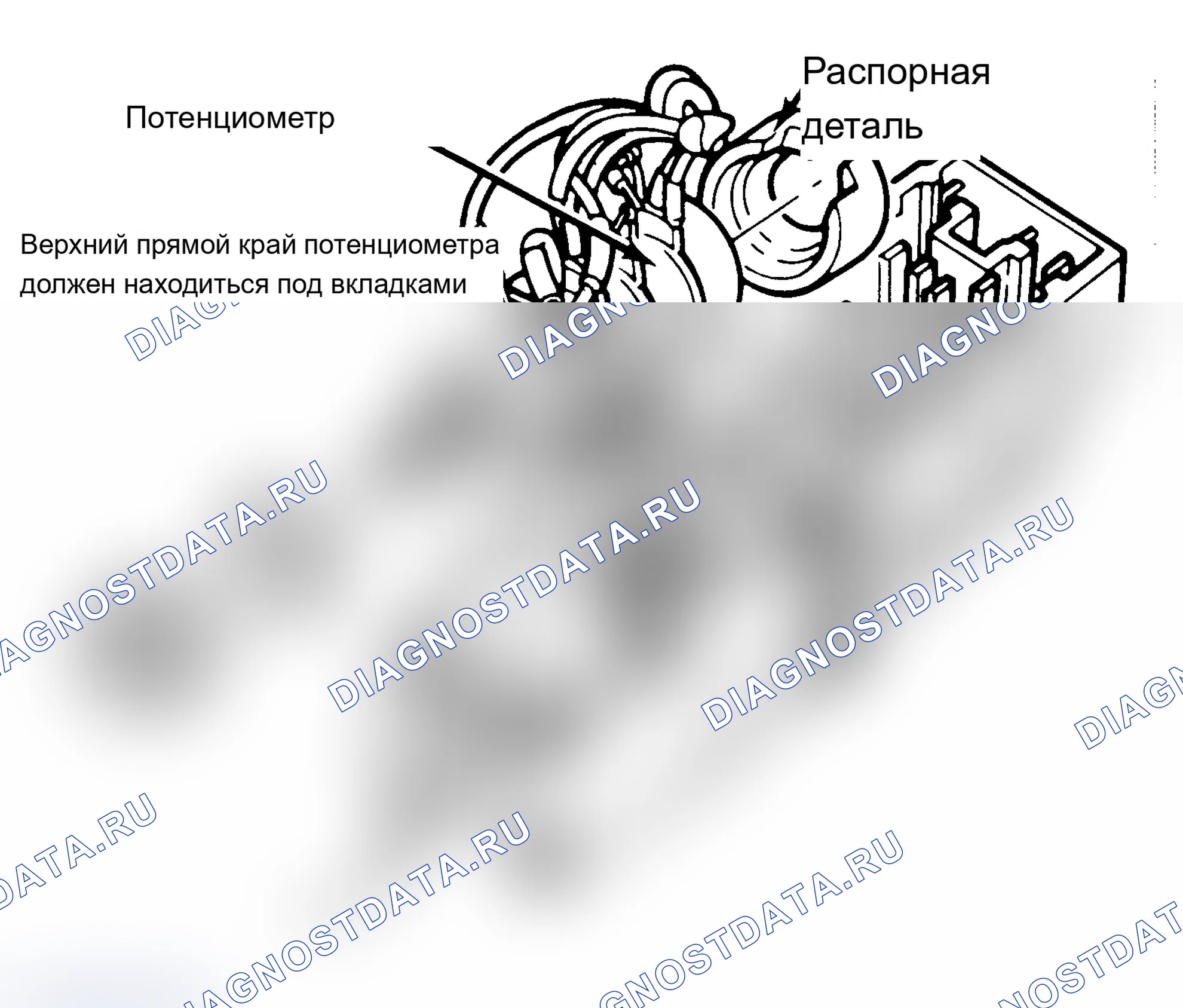 Рис. 1: Показан выключатель фар и потенциометр Crown Victoria, Grand Marquis и Town Car; Другие модели похожи.. Lincoln Town Car I
