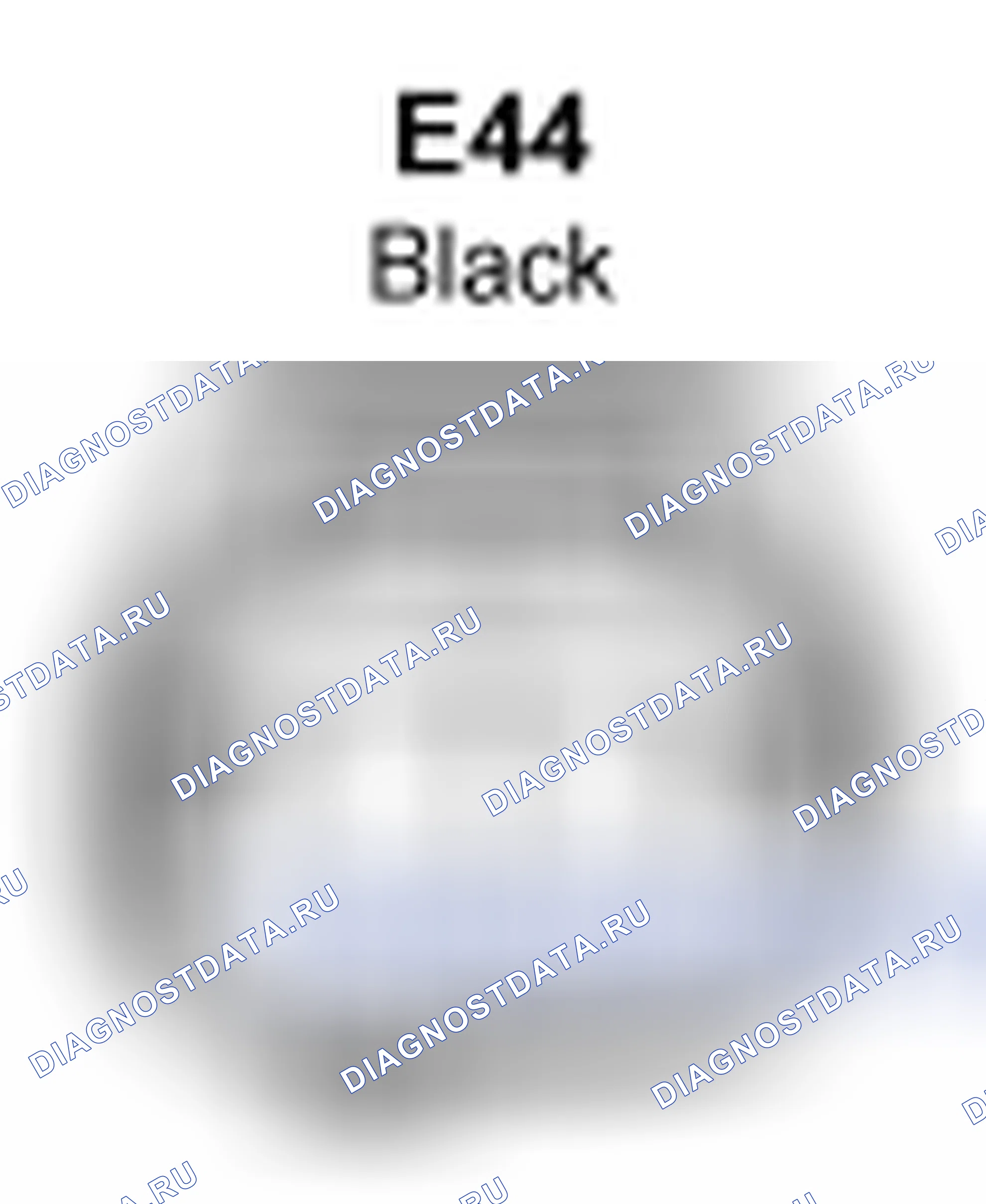 Рис. 468: Вид с торца разъема Vsv для продувки (E44). Lexus LS IV