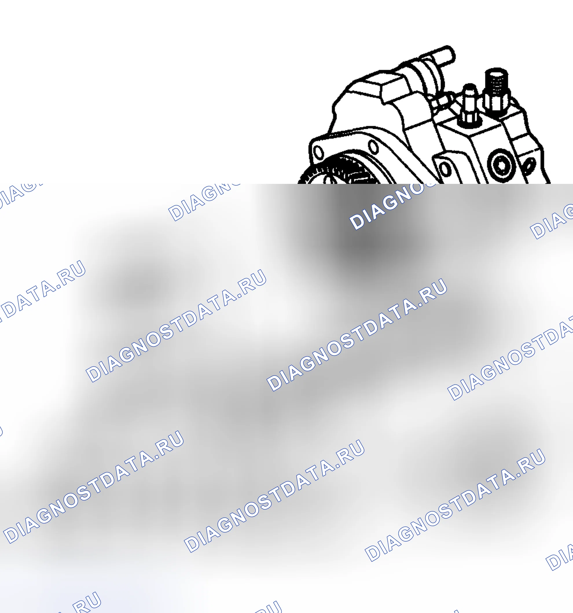 Рис. 562: Демонтаж топливного насоса. GMC Cab & Chassis Sierra 3500 GMT800 early