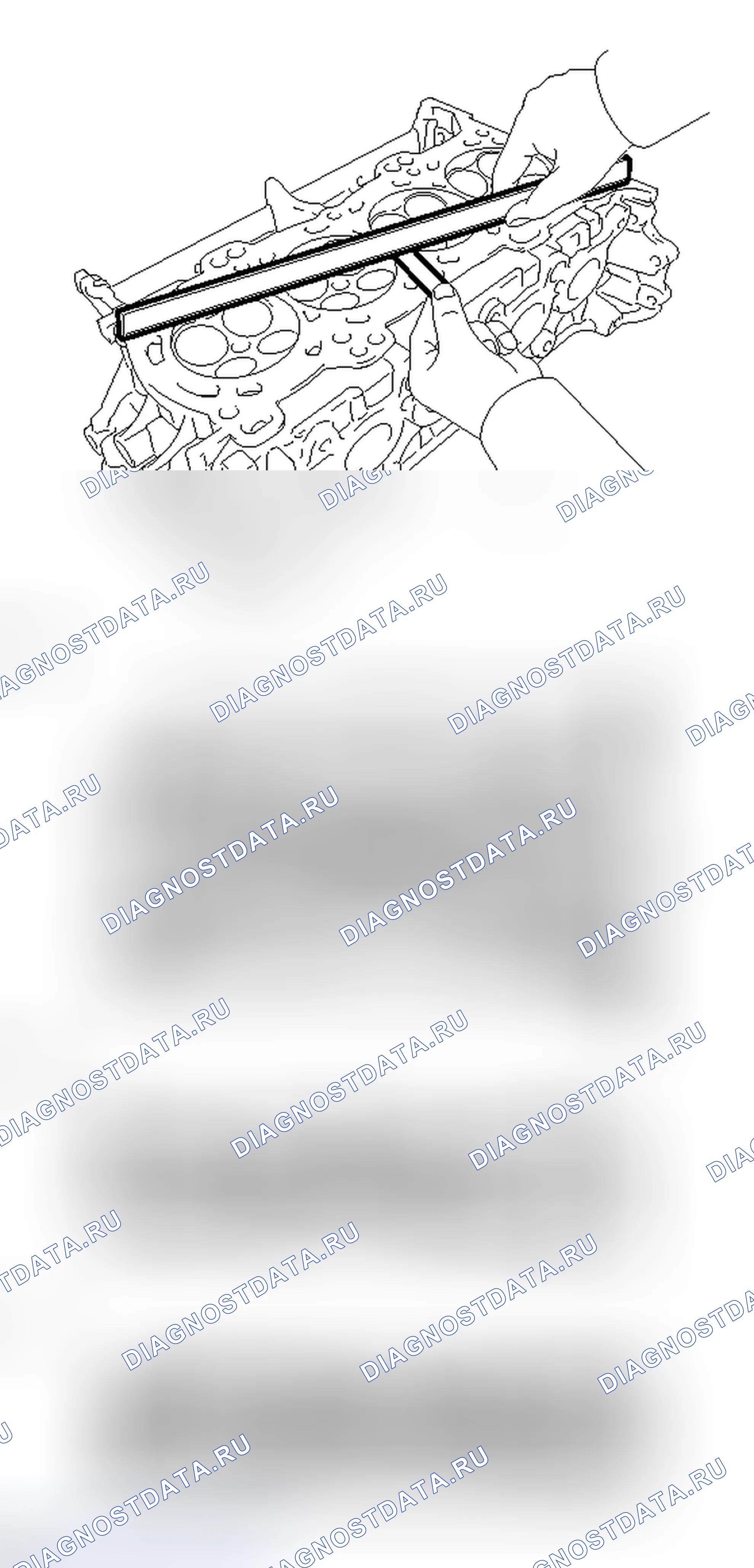 Рис. 1122: ПРОВЕРКА механической части двигателя. Toyota Camry XV50