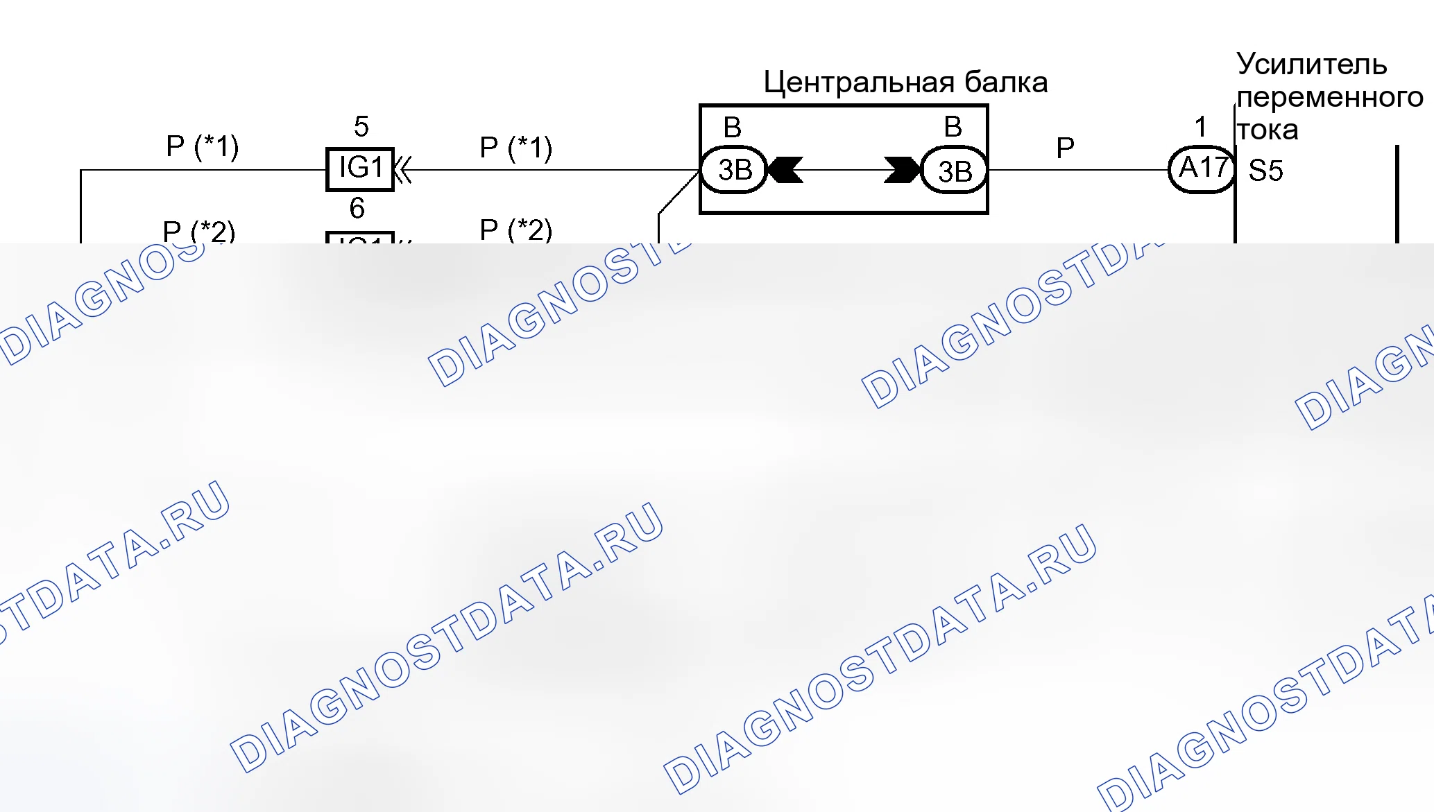 Рис. 56: Принципиальная схема. Toyota 4Runner IV