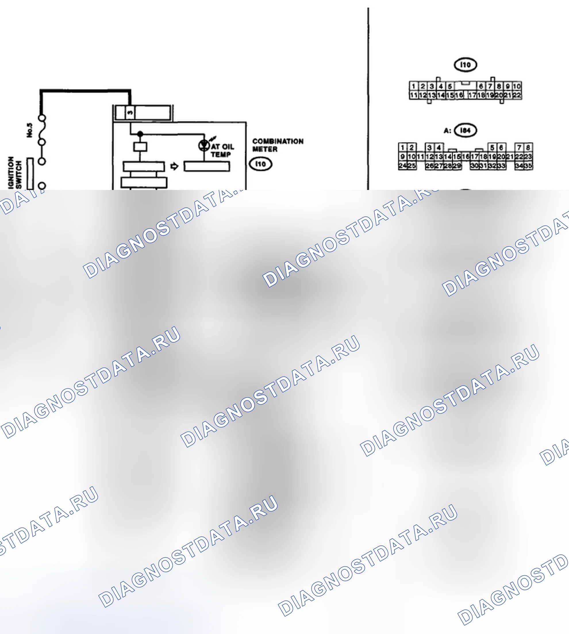 Рис. 727: электросхема. Subaru Outback BP рестайлинг