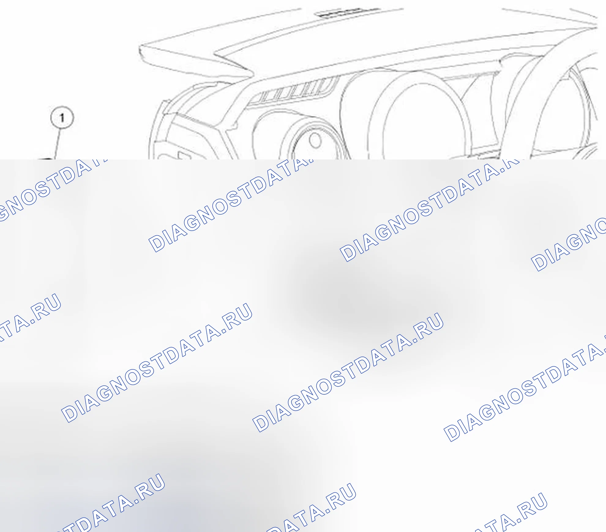 Рис. 7: Идентификация переключателя фар Снятие / установка компонентов. Ford Mustang V