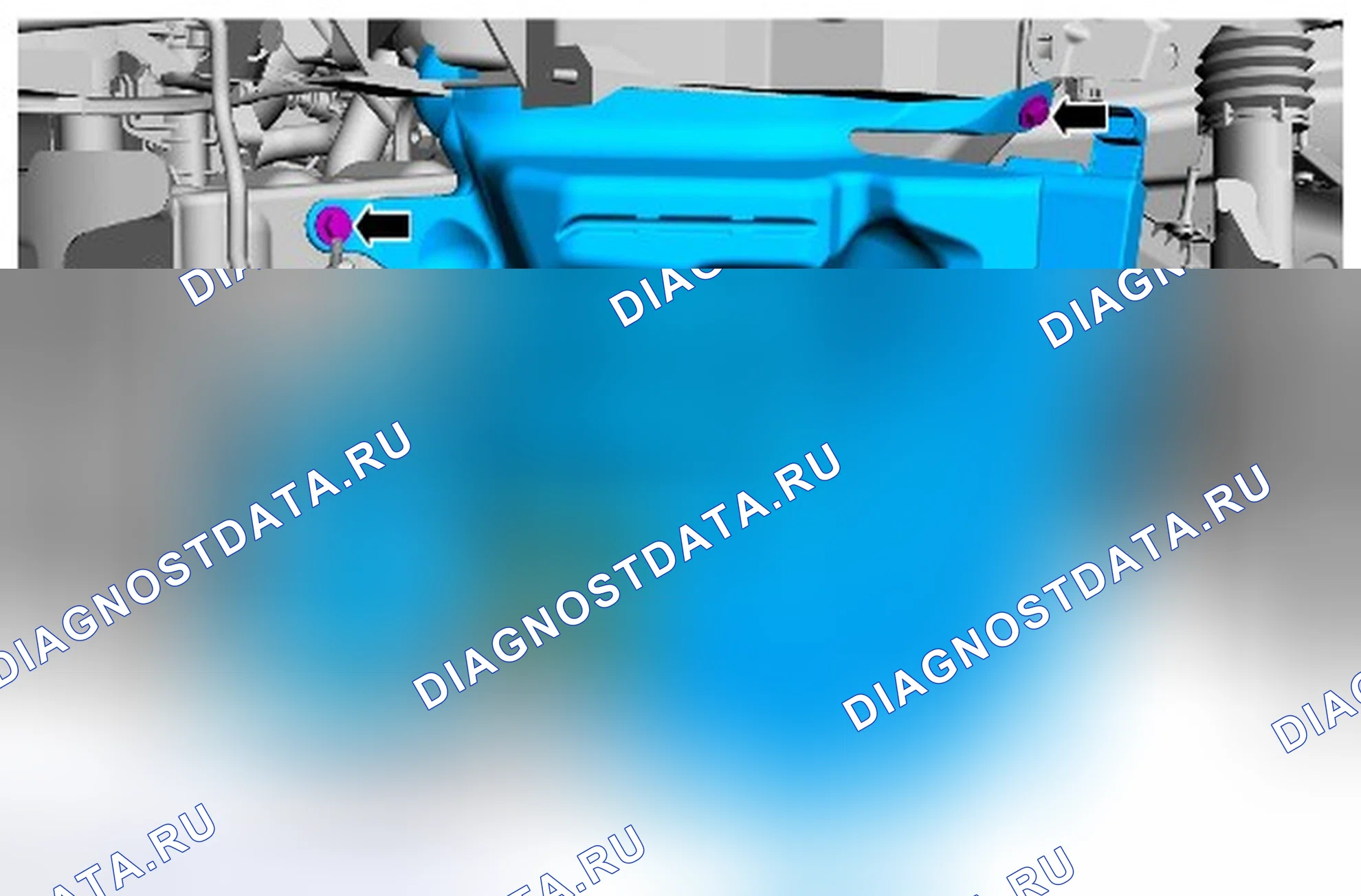 Как снять и установить бачок омывателя лобового стекла. Ford Mondeo IV рестайлинг