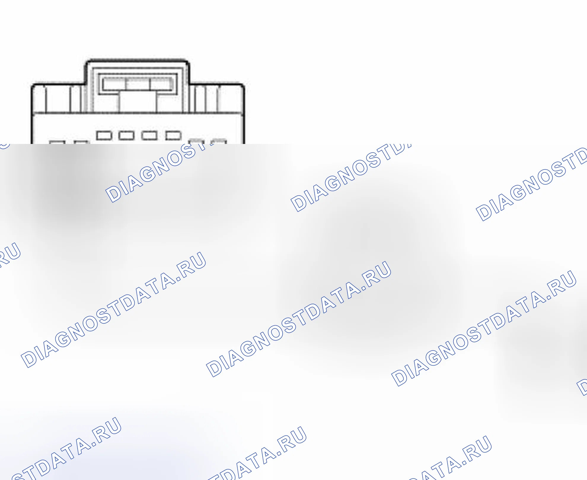 Рис. 71: ТОЧЕЧНОЕ ИСПЫТАНИЕ C: одна фара ближнего света не работает. Hyundai ix25 II