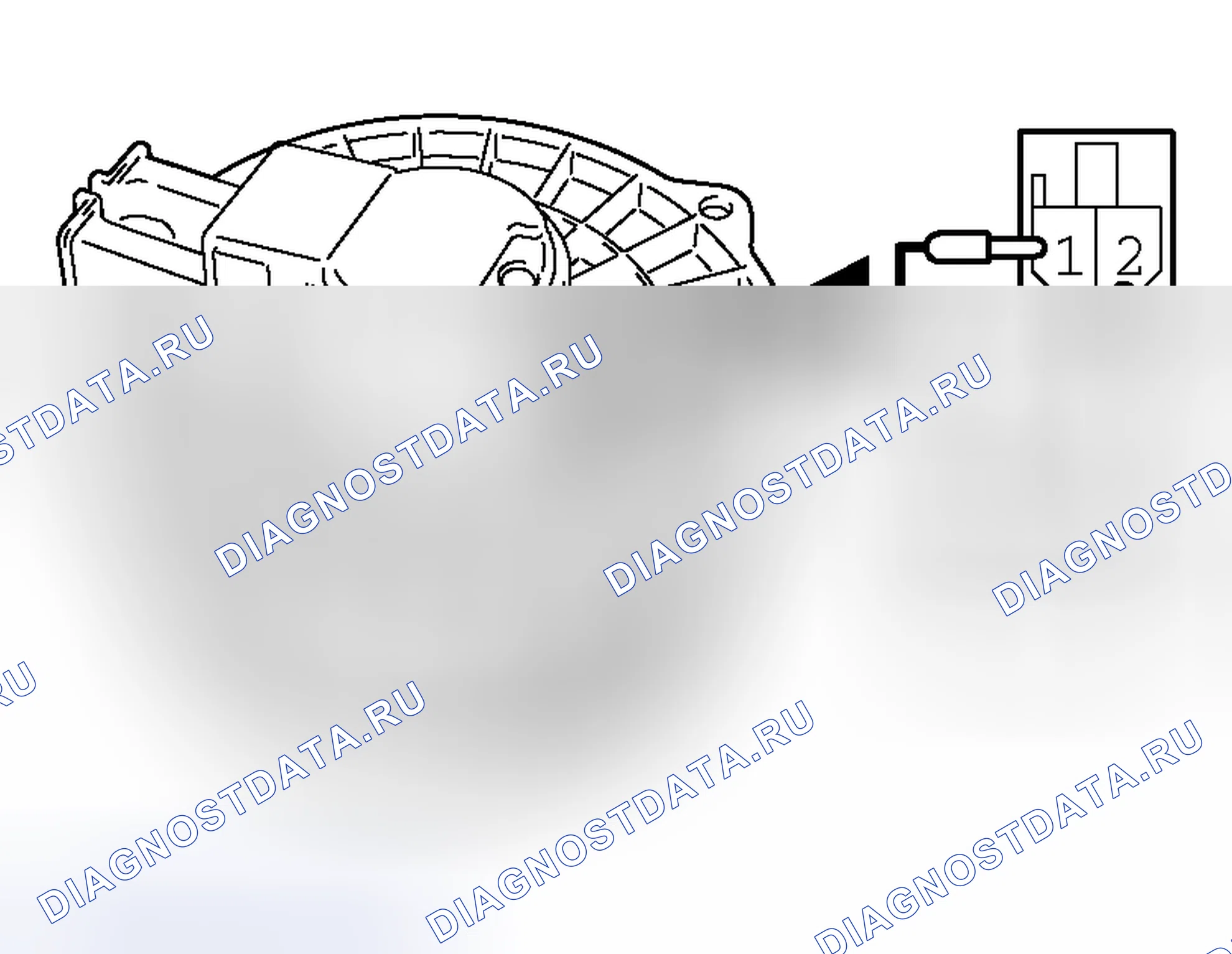 Рис. 243: ПРОВЕРКА ВЕНТИЛЯТОРА И ДВИГАТЕЛЯ ВОЗДУХОДУВКИ. Honda Fit Shuttle I