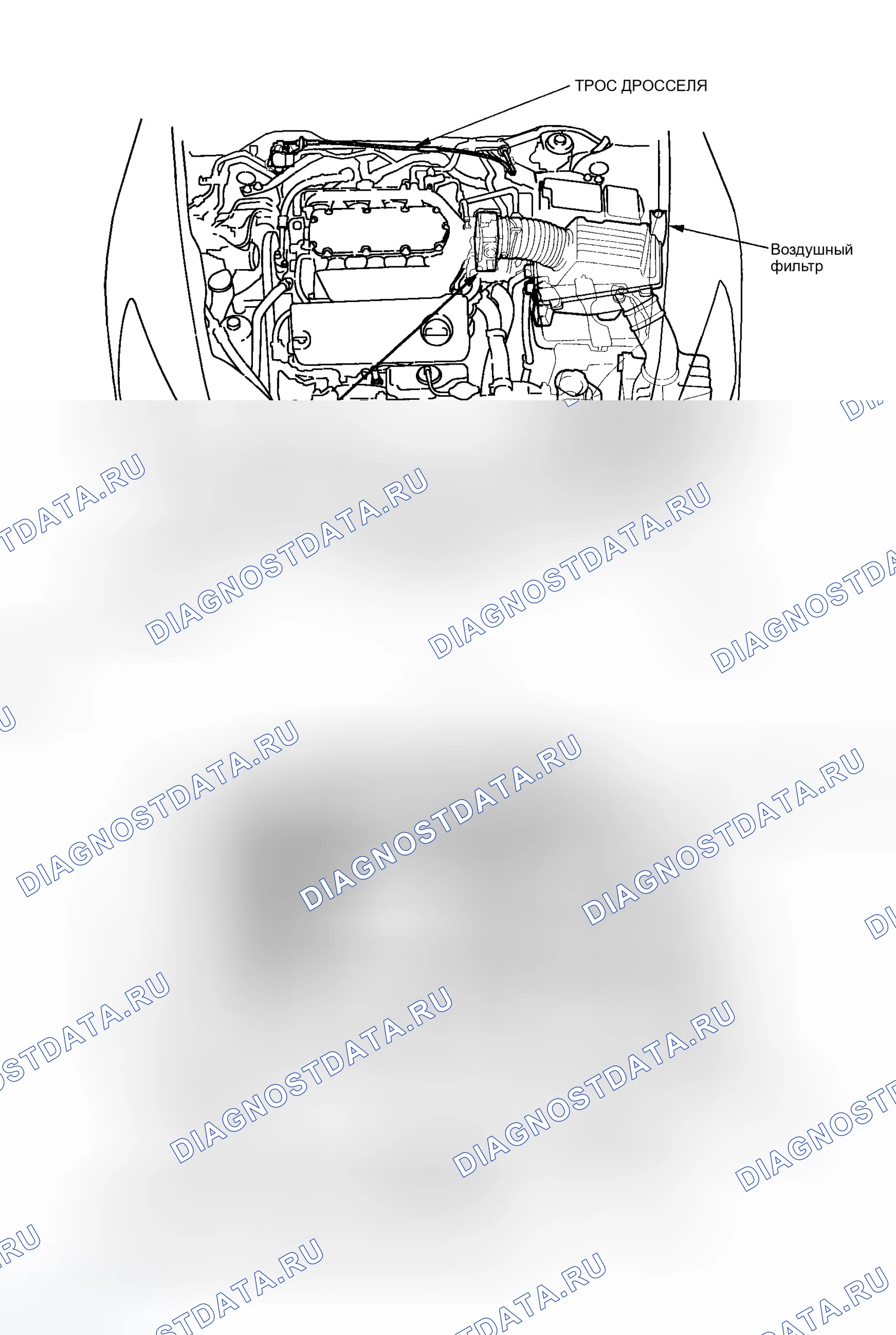 Рис. 677: Указатель расположения компонентов. Honda Accord VII