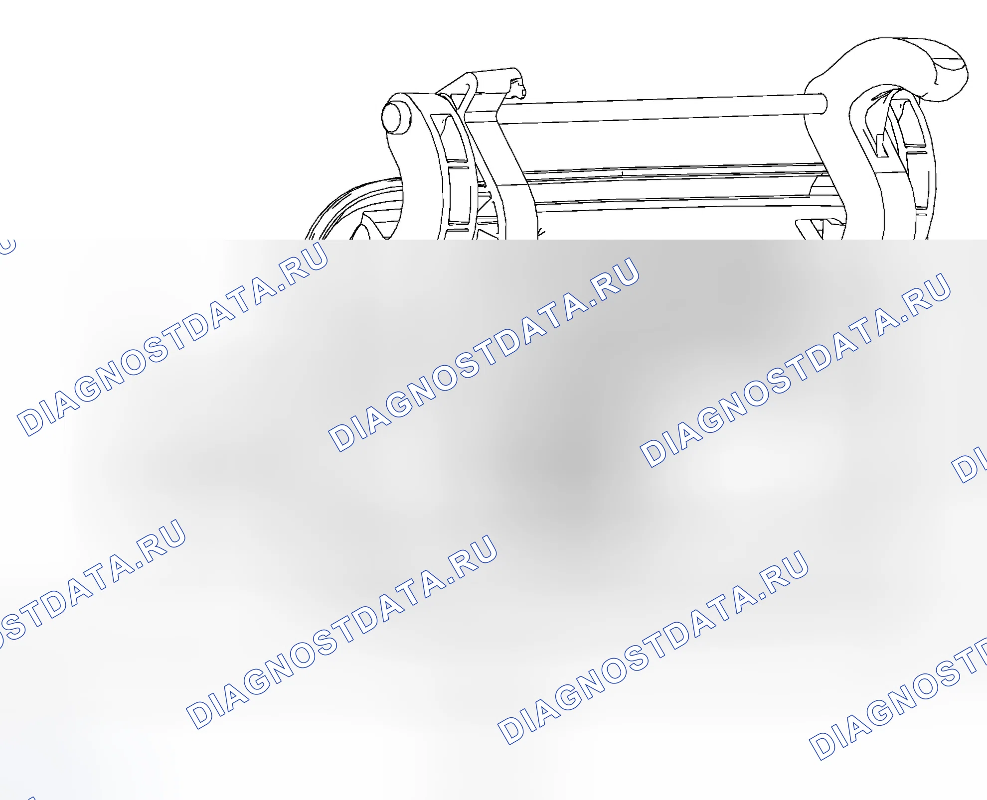 Рис. 133: Цилиндр замка двери багажника. Ford Pickup F350 Super Duty 