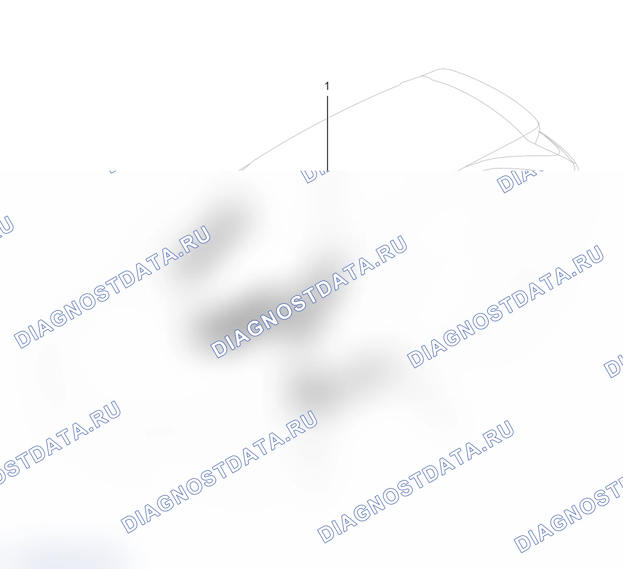 Схема расположения защитной панелей колонны A — Haval M6. Haval M6 I