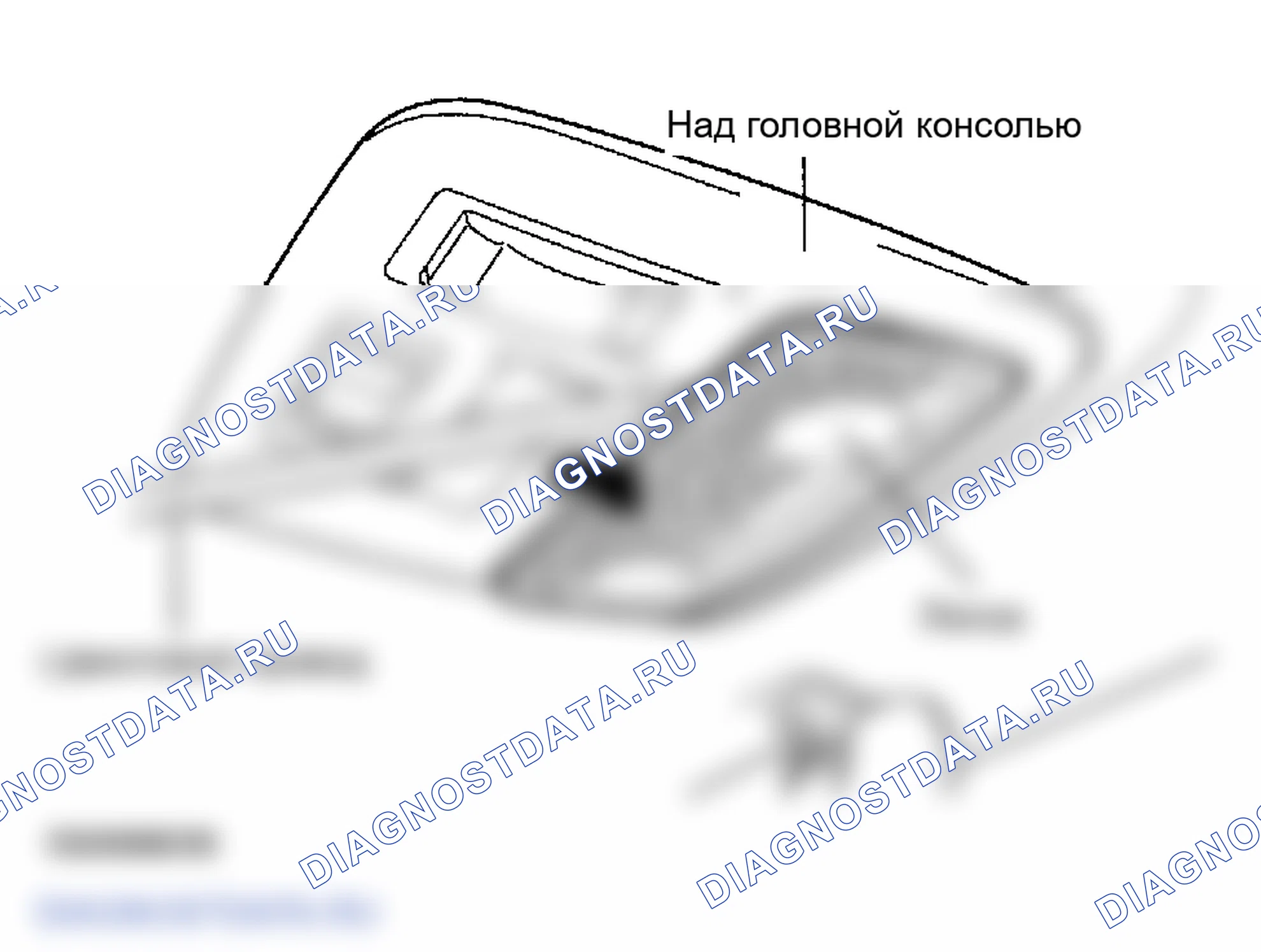 Рис. 59: ПОДВЕСНАЯ КОНСОЛЬ. Hyundai Accent II рестайлинг