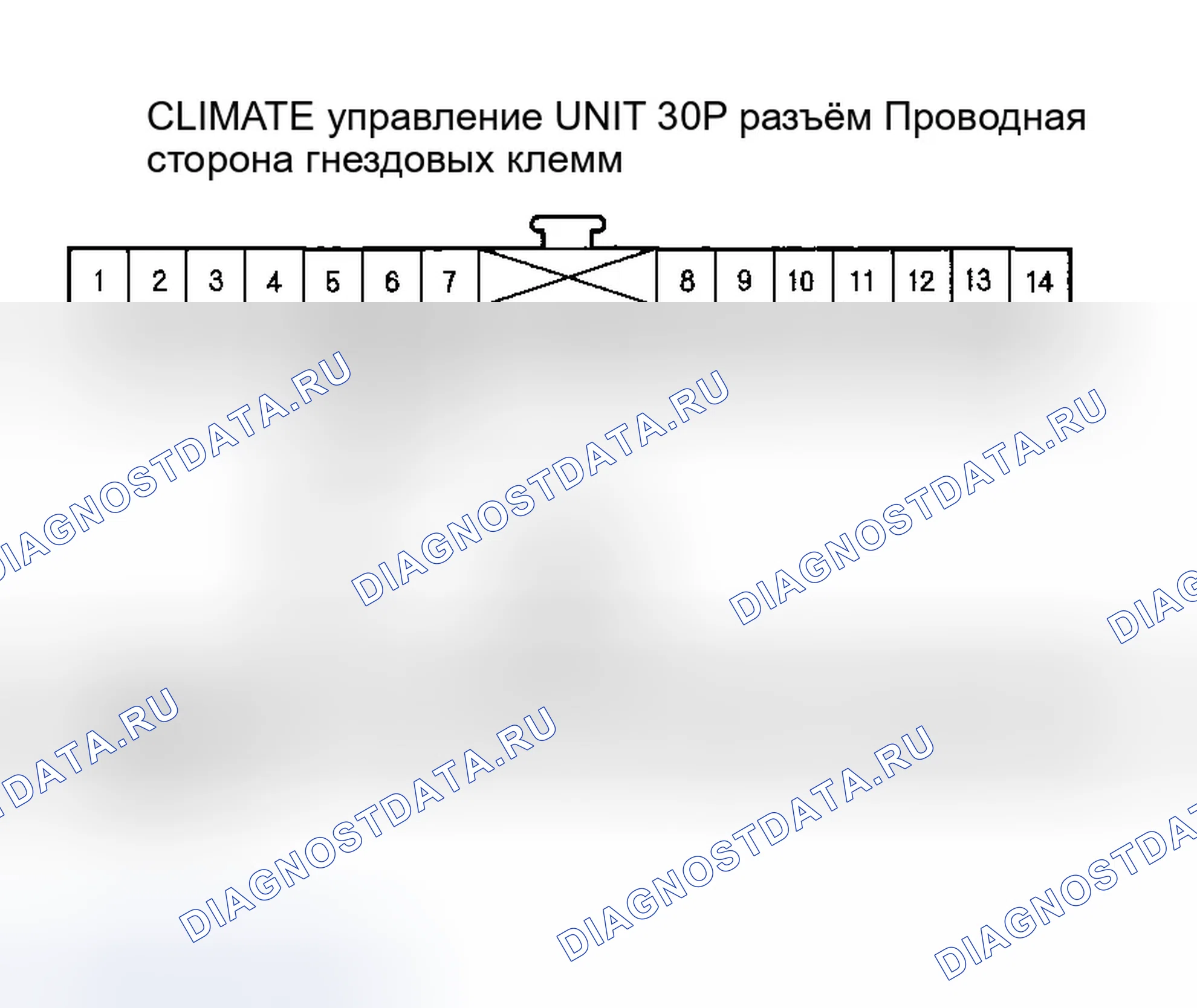 Рис. 14: Индикатор расшифровка кода ошибки B1227 или расшифровка кода ошибки C и AUTO: разомкнутый в цепи датчика температуры наружного воздуха. Honda Odyssey III