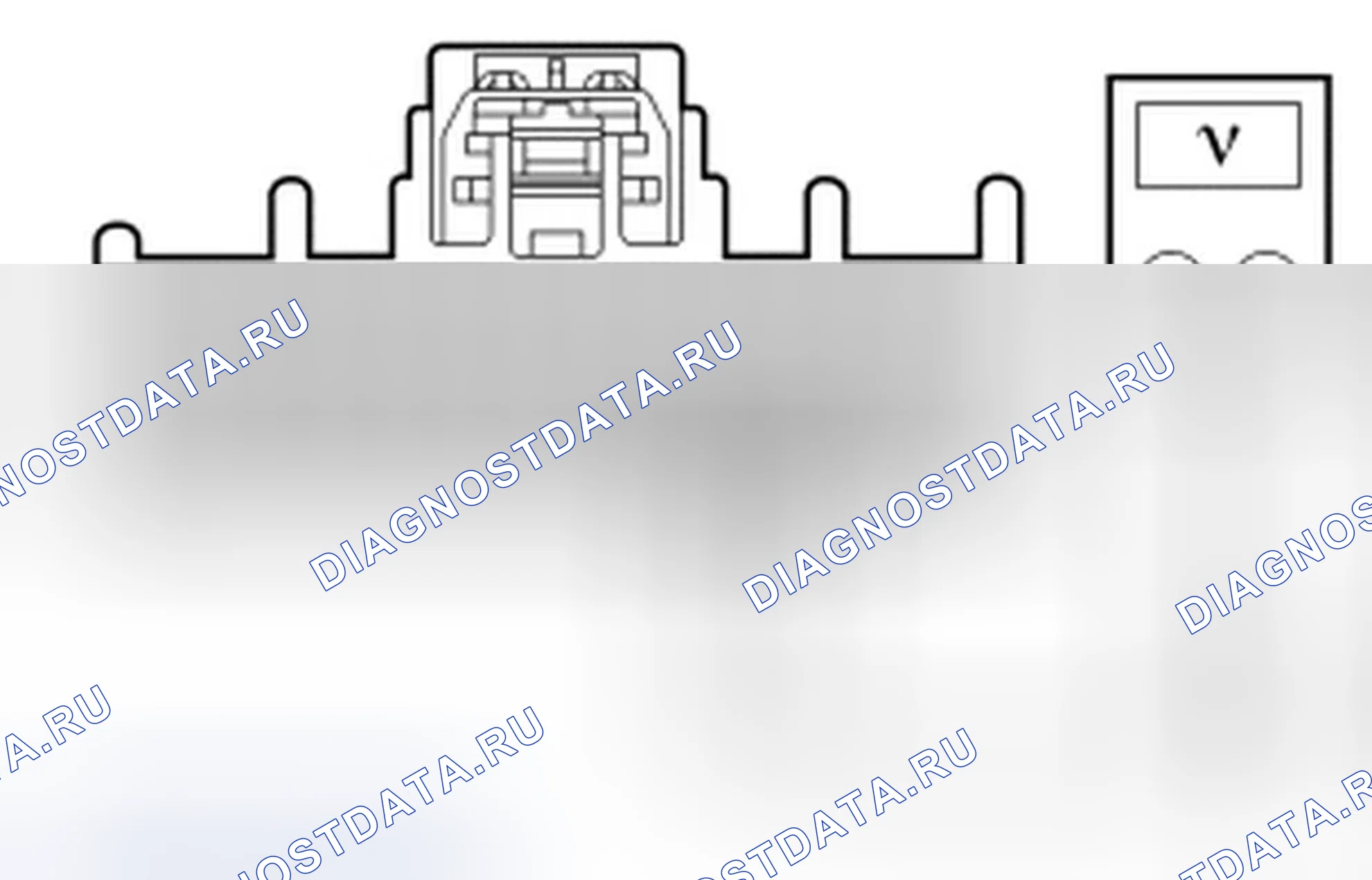 Рис. 140: диагностический тест X: расшифровка кода ошибки B11E0:12, 14; B11E1:12, 14 ИЛИ B11E2:12, 14. Ford Flex I