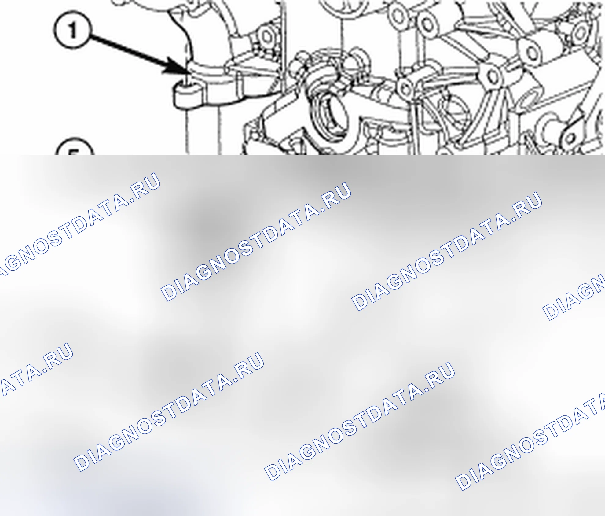 Рис. 47: УСТАНОВКА-3.3 / 3.8л. Chrysler Town & Country V