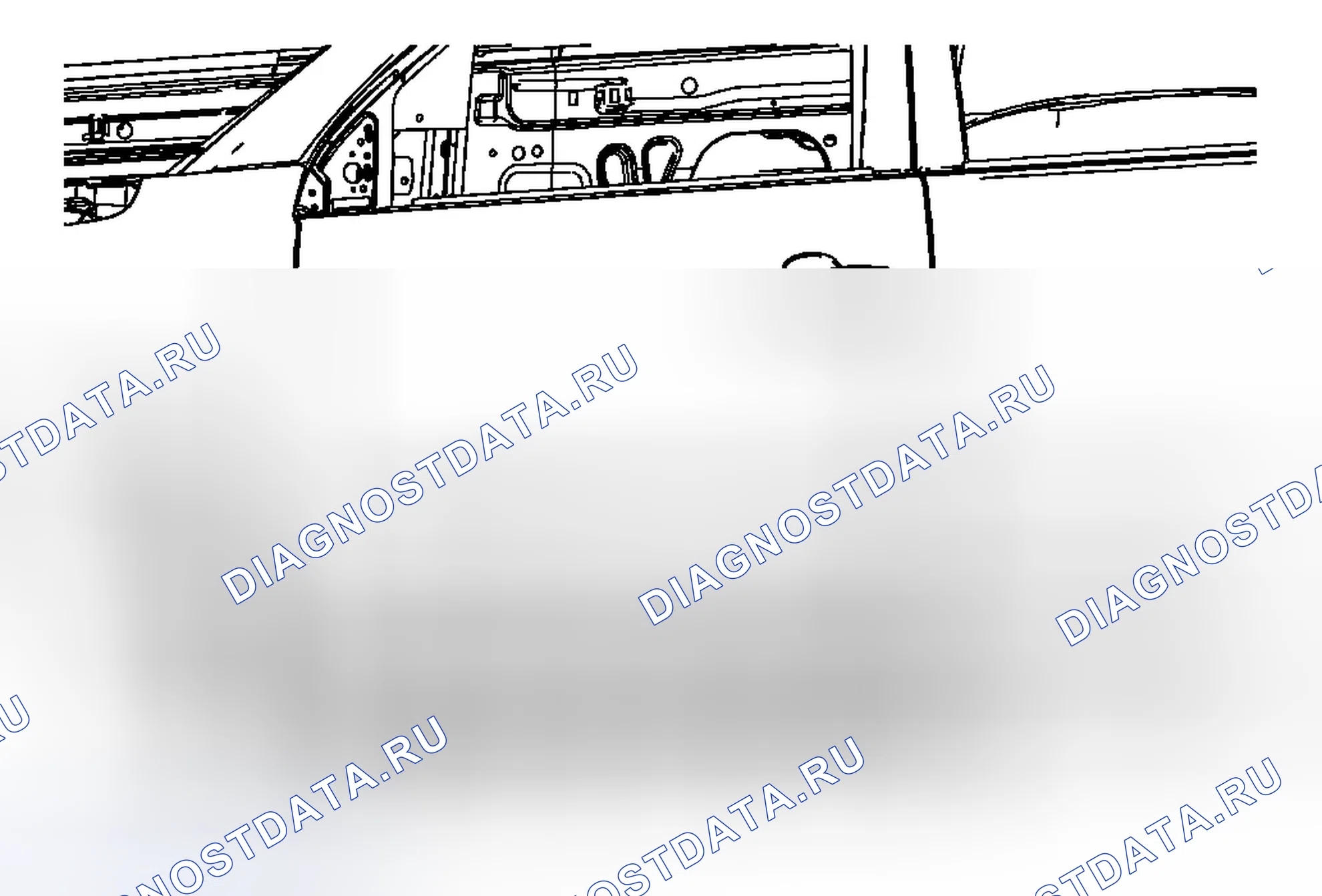 Рис. 40: Замена нижней формовки передней боковой двери (Acadia). Chevrolet Traverse I
