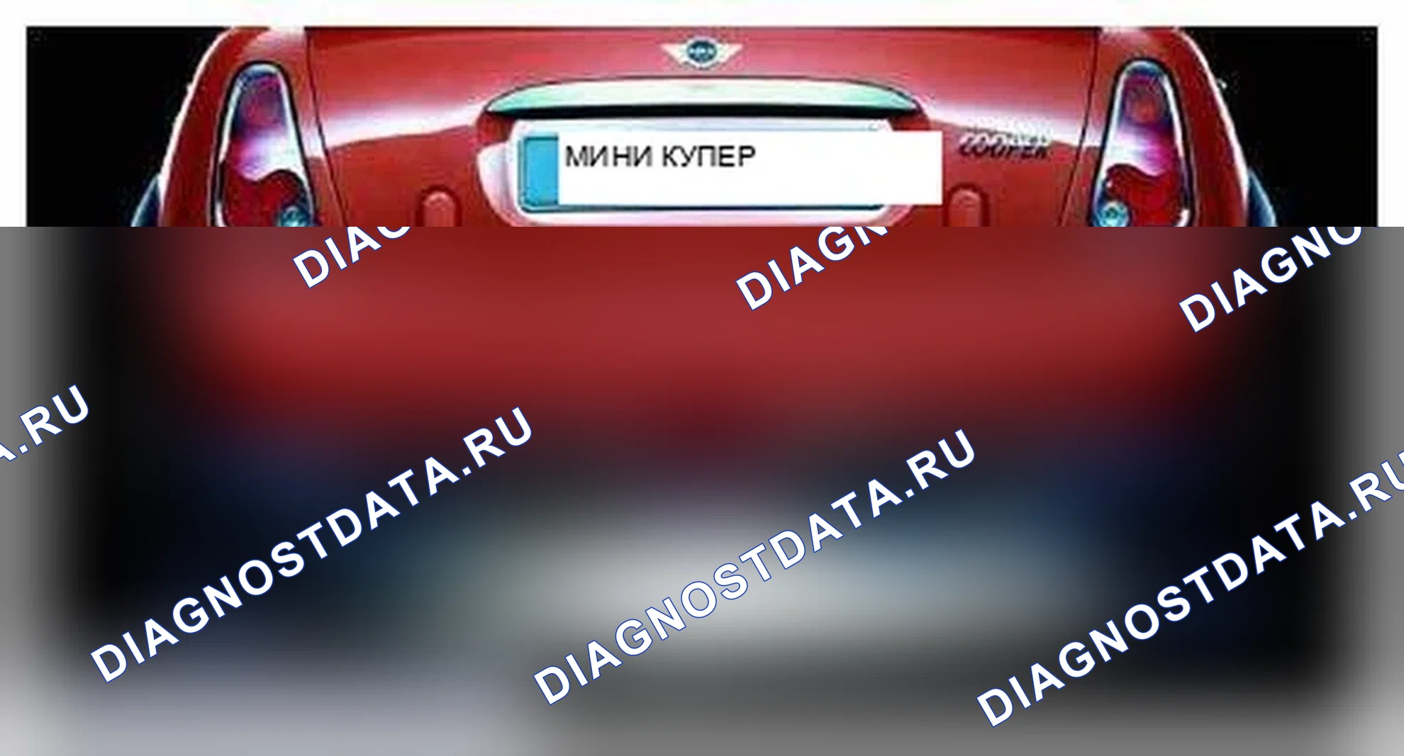 Рис. 136: Вид сзади. MINI Cooper II