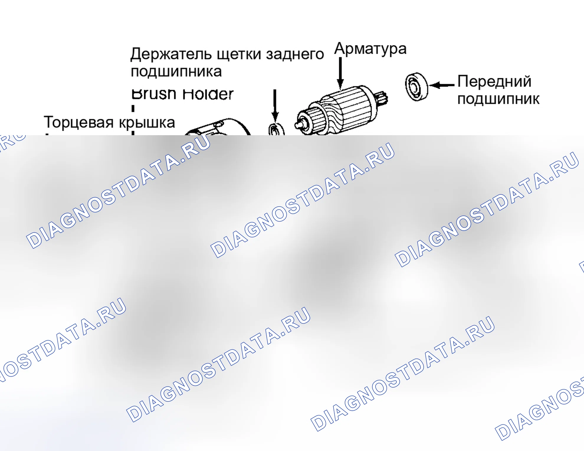 Рис. 5: КАПИТАЛЬНЫЙ РЕМОНТ стартера. Toyota Paseo L50
