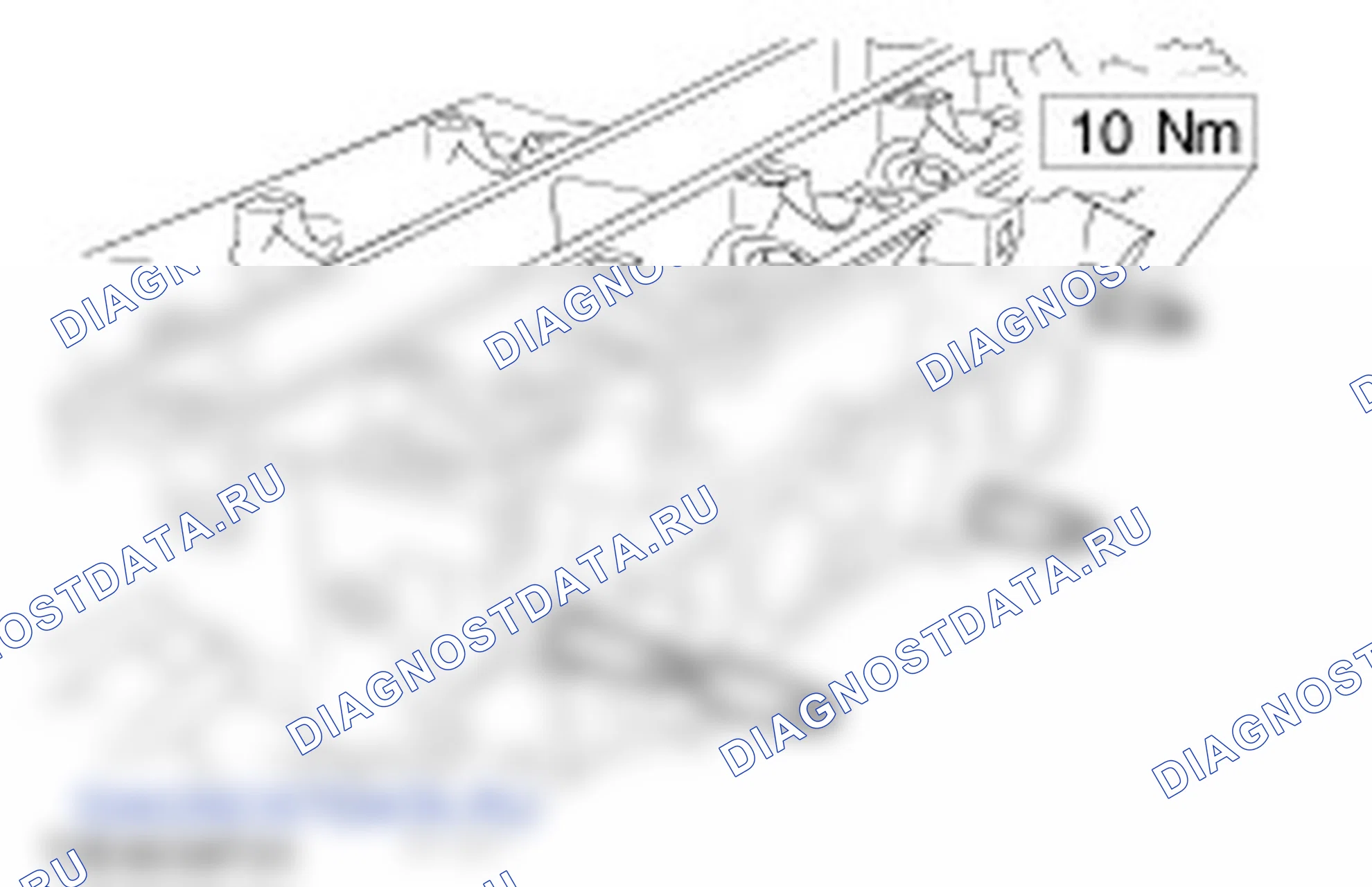 Разборка узла головки цилиндров. Ford C-MAX I рестайлинг