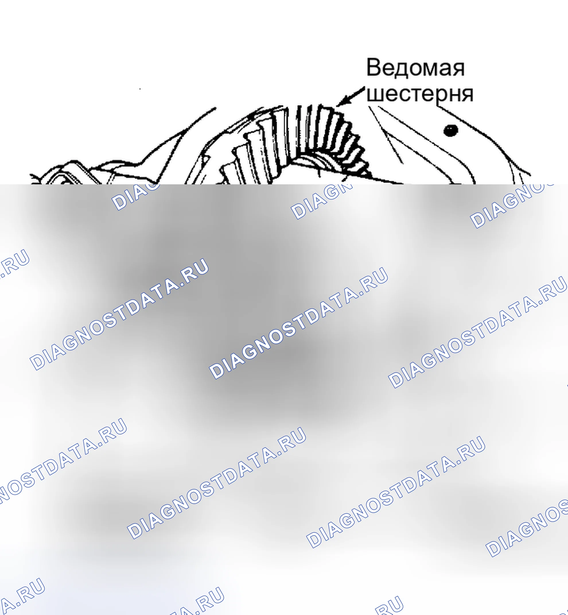 Рис. 15: Люфт кольца и шестерни. Chevrolet Step Van P20 