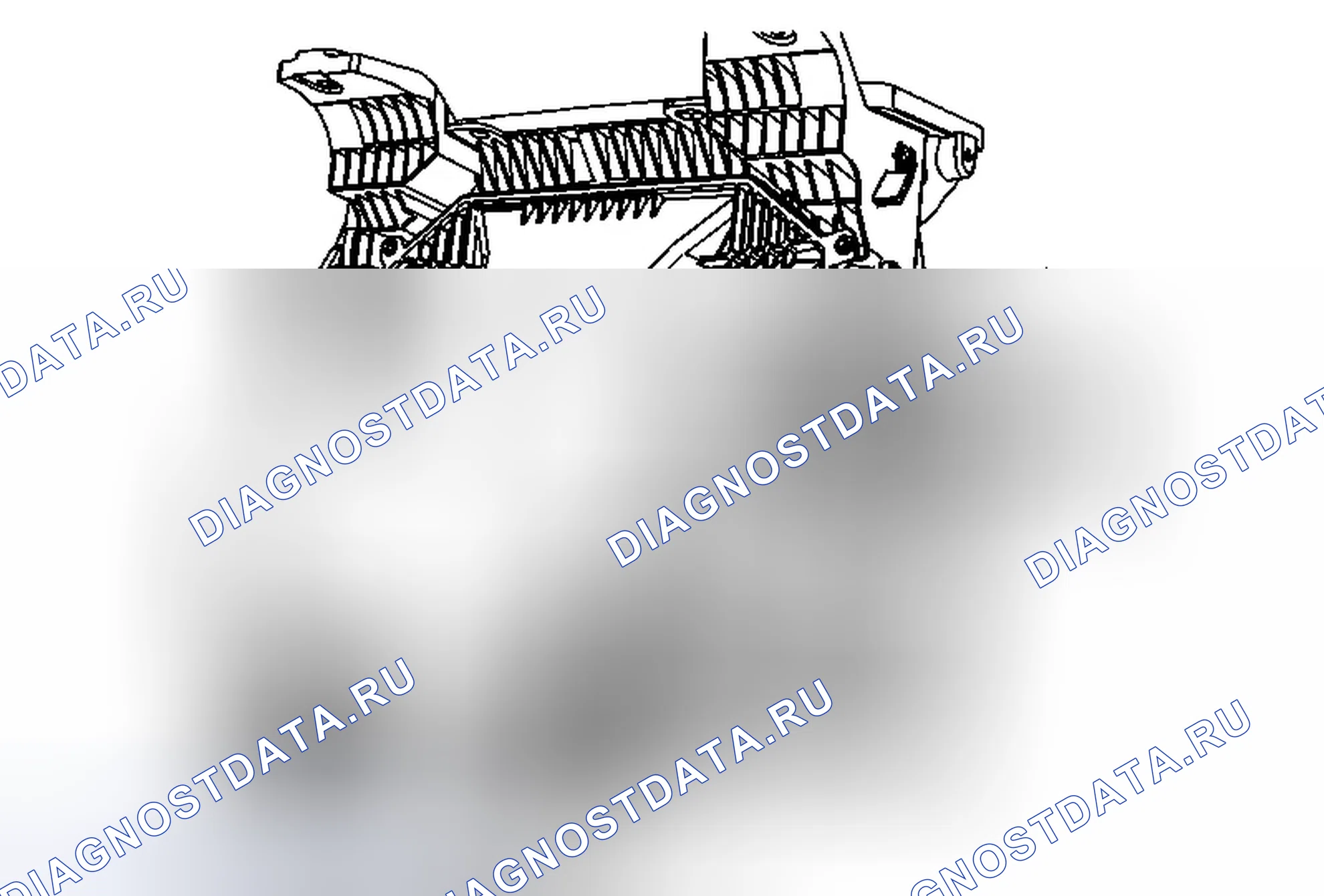 Рис. 73: Замена датчика температуры воздуха в воздуховодах - нижняя правая сторона. Cadillac SRX II