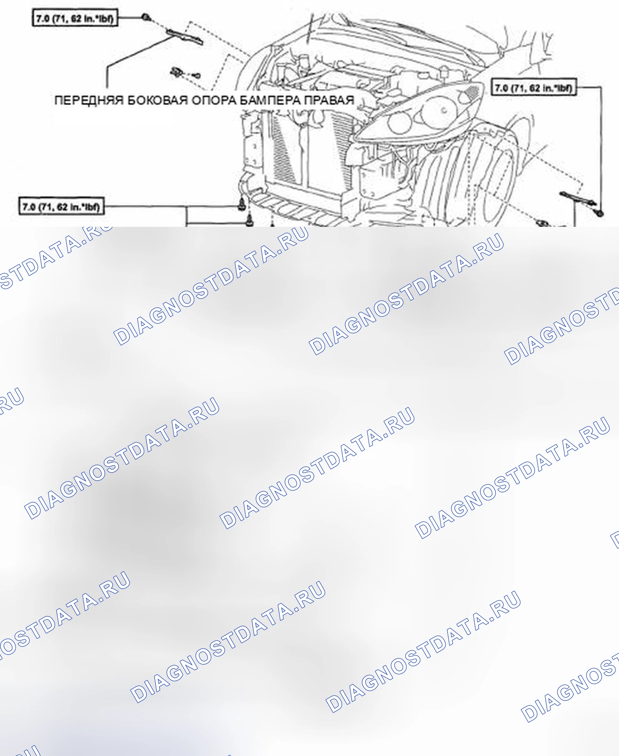 Рис. 1: КОМПОНЕНТЫ. Toyota Sienna II рестайлинг