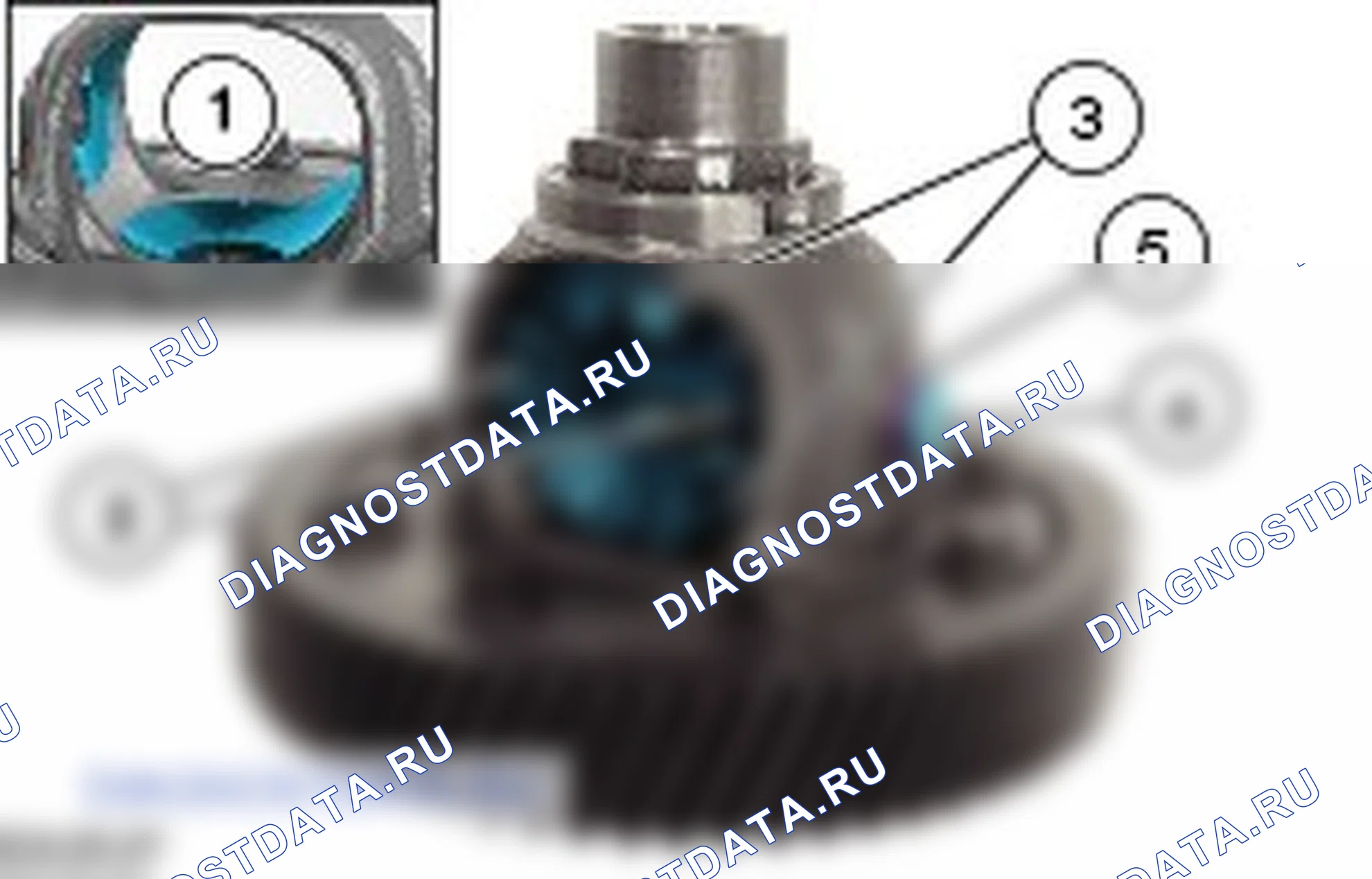 Разборка узла дифференциала. Ford Mondeo IV