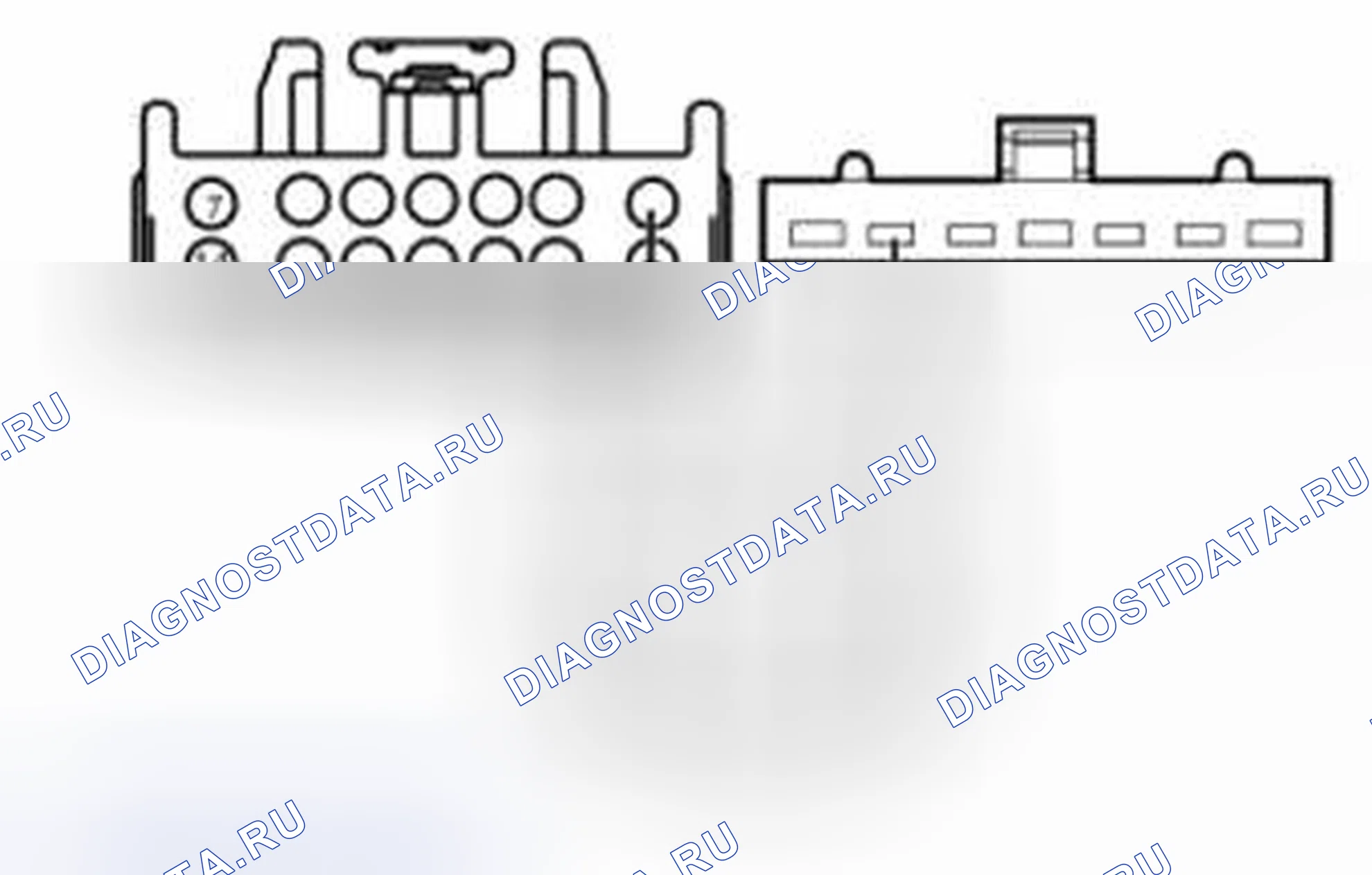 Рис. 20: КОНТРОЛЬНАЯ ТОЧКА F: коды неисправностей B1355 И B1359. Ford Pickup F250 Super Duty II