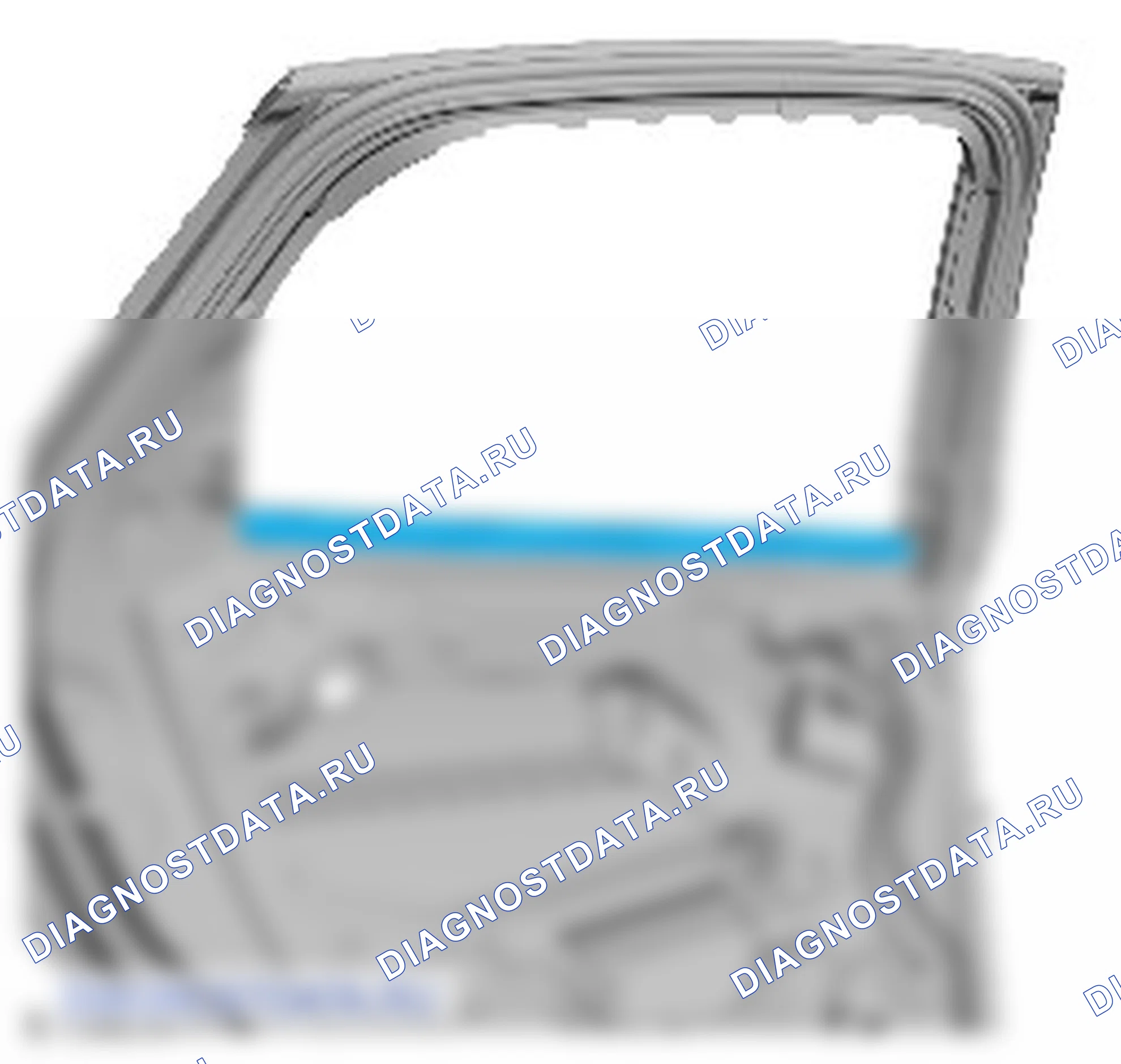 Разборка и сборка задней двери. Ford Focus Electric I