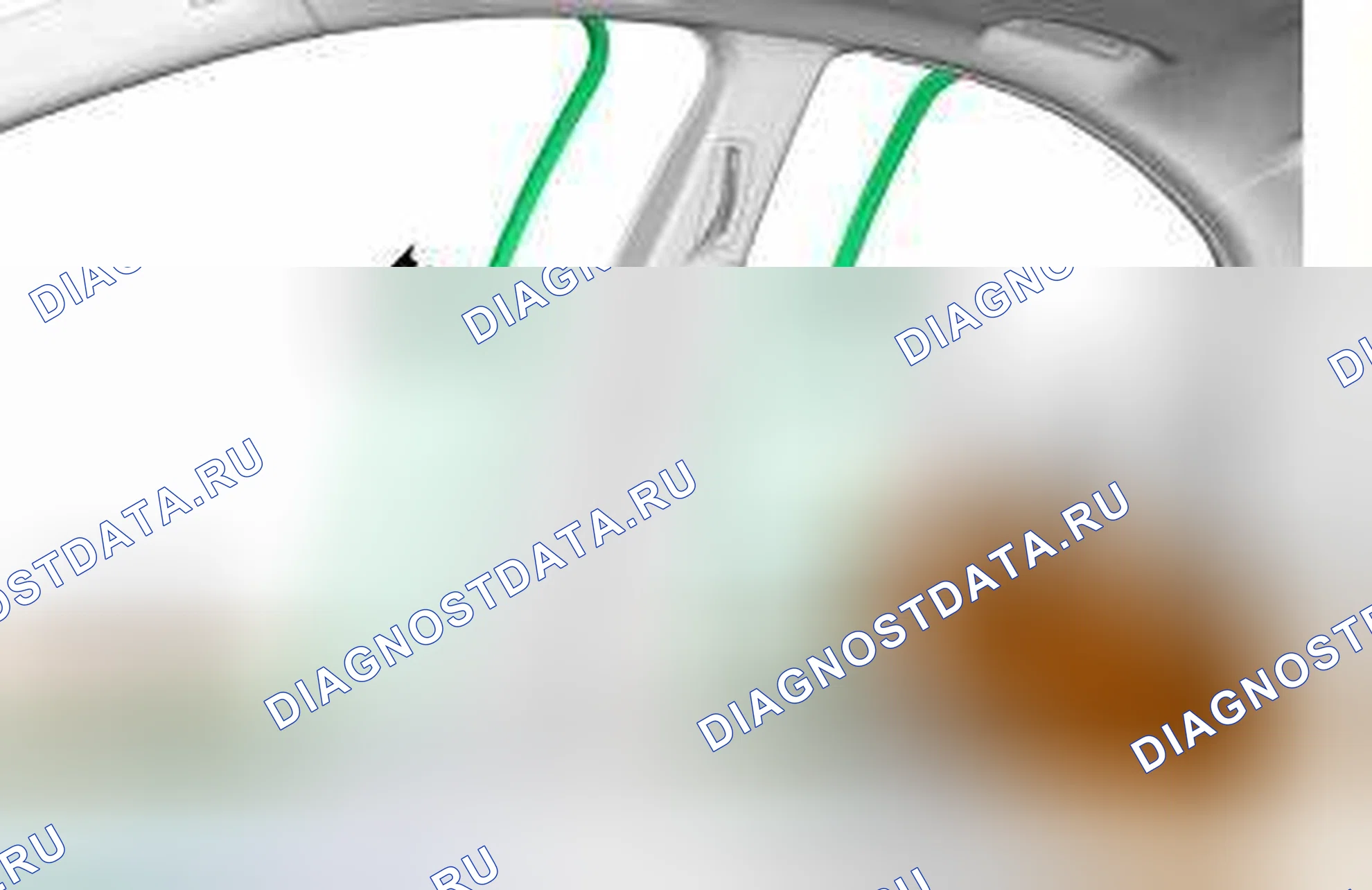 Рис. 190: ДЕМОНТАЖ. Volvo S80 II рестайлинг