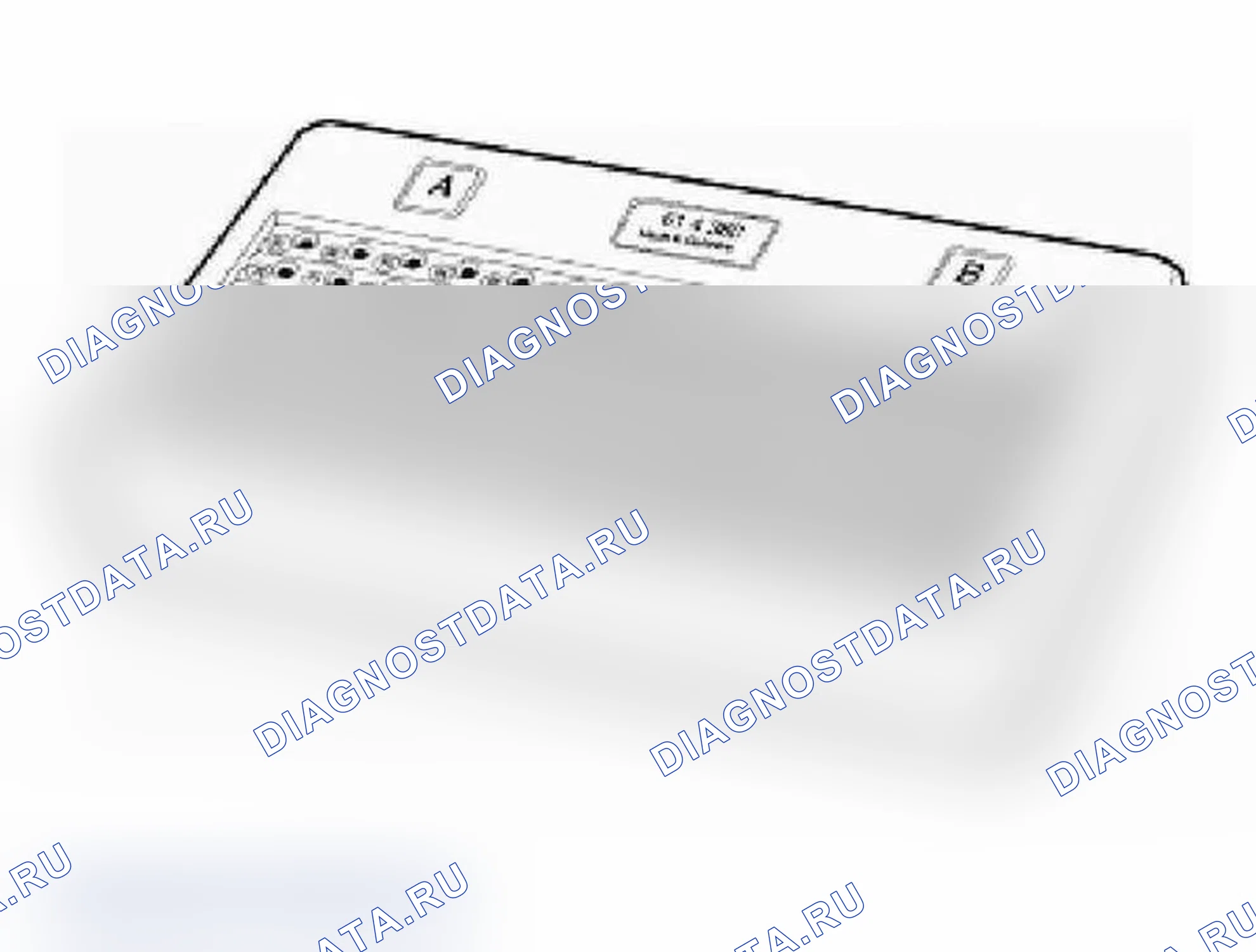 Рис. 22: 61 4 380 Измерительный блок, 105-контактный, в комплекте. BMW M3 E46