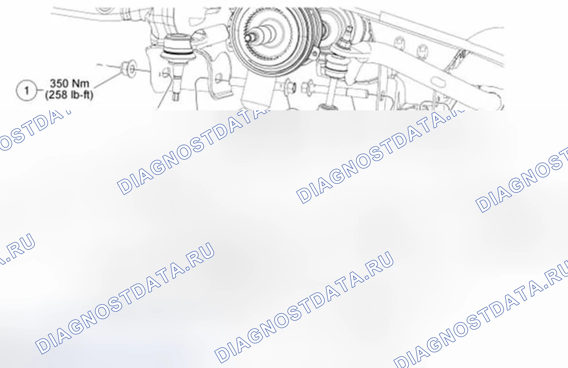 Рис. 61: Нижняя рука. Ford Expedition III