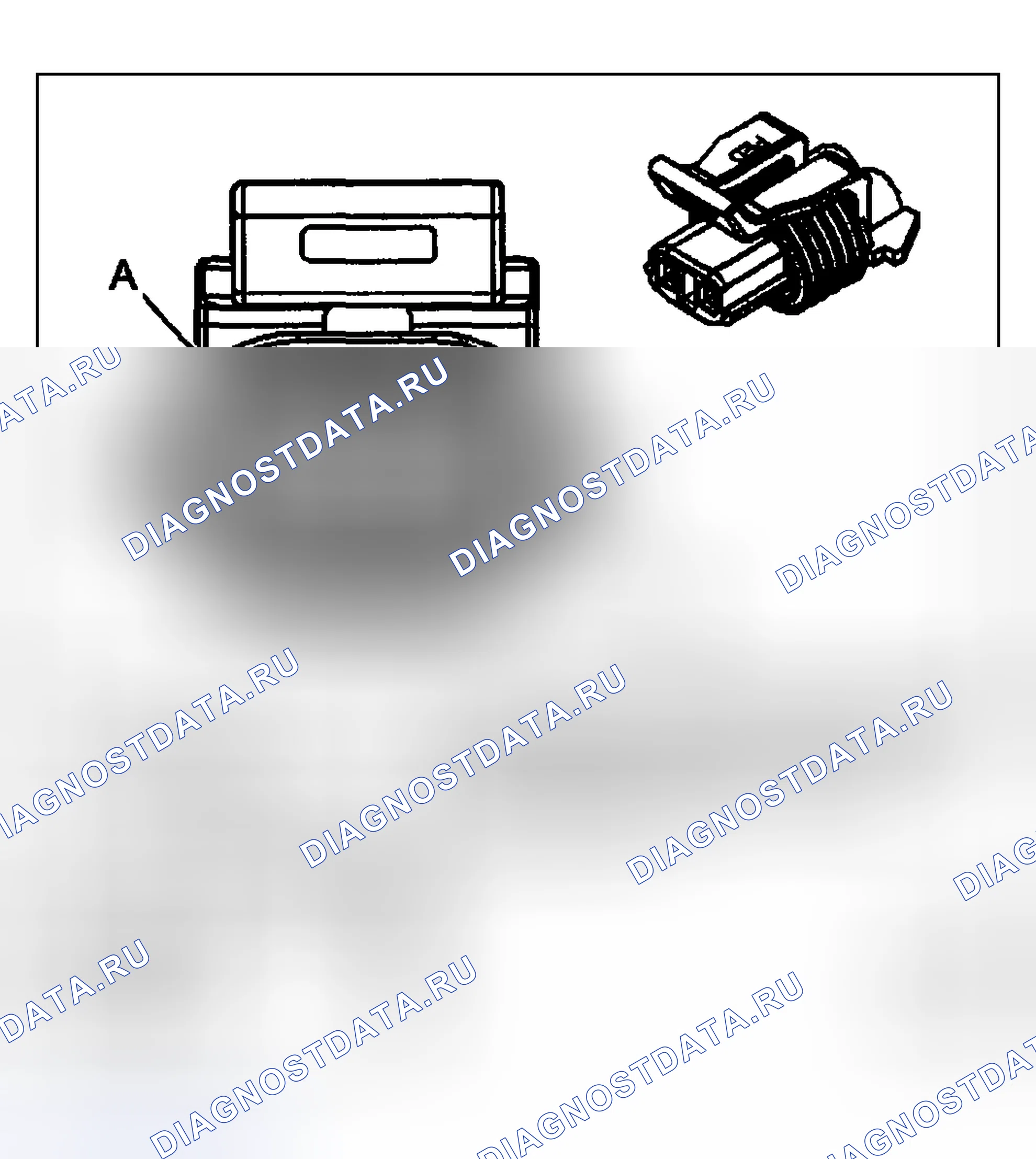 Рис. 4: Виды с торца разъема звуковые сигналы. Kia Ceed CD