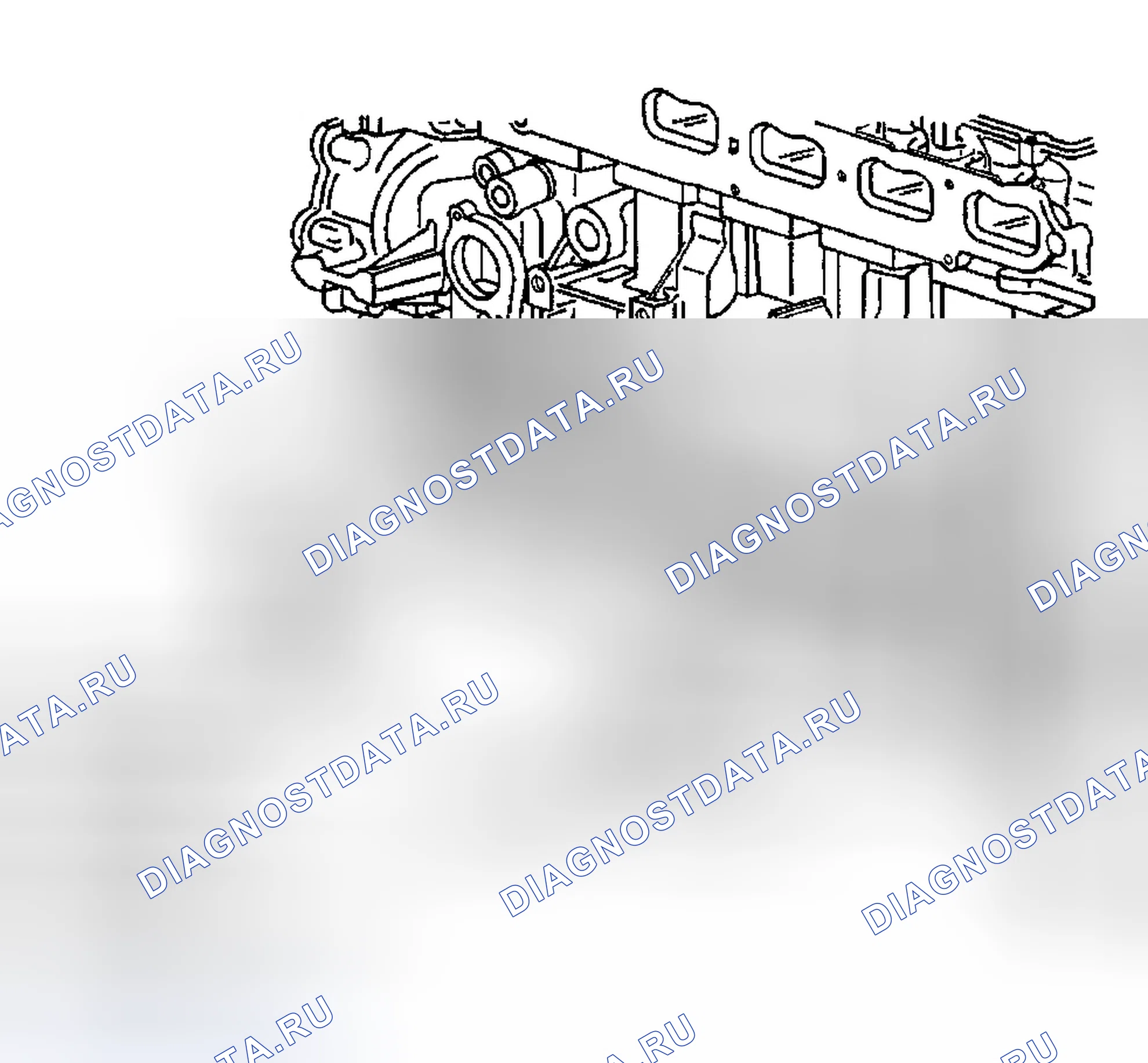 Рис. 53: Демонтаж и монтаж (4.2L). Chevrolet TrailBlazer I