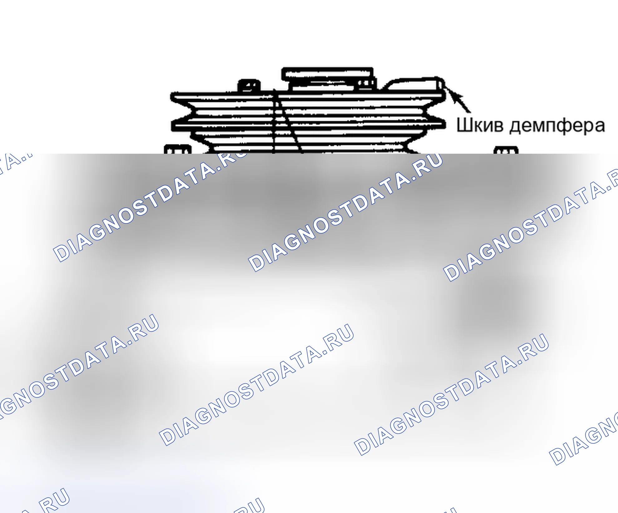 Рис. 17: Установка статической синхронизации Показания циферблатного индикатора должны составлять 0,02 дюйма (0,5 мм).. Pontiac Grand Prix IV