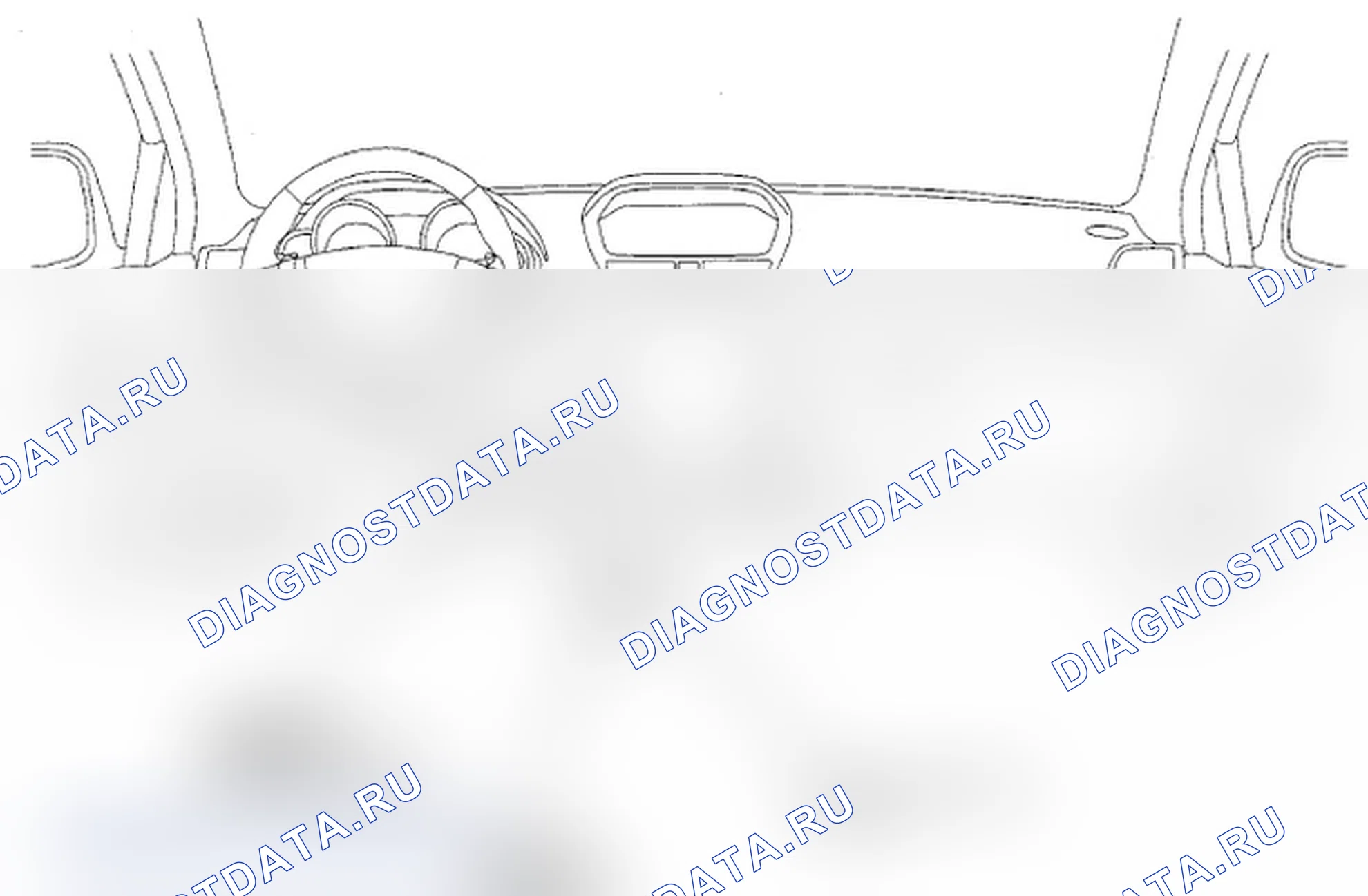 Рис. 16: Указатель расположения компонентов. Acura MDX II рестайлинг