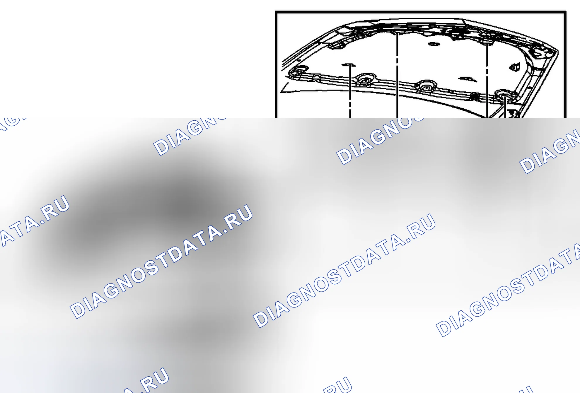 Рис. 22: Замена изолятора капота. Chevrolet Malibu VIII