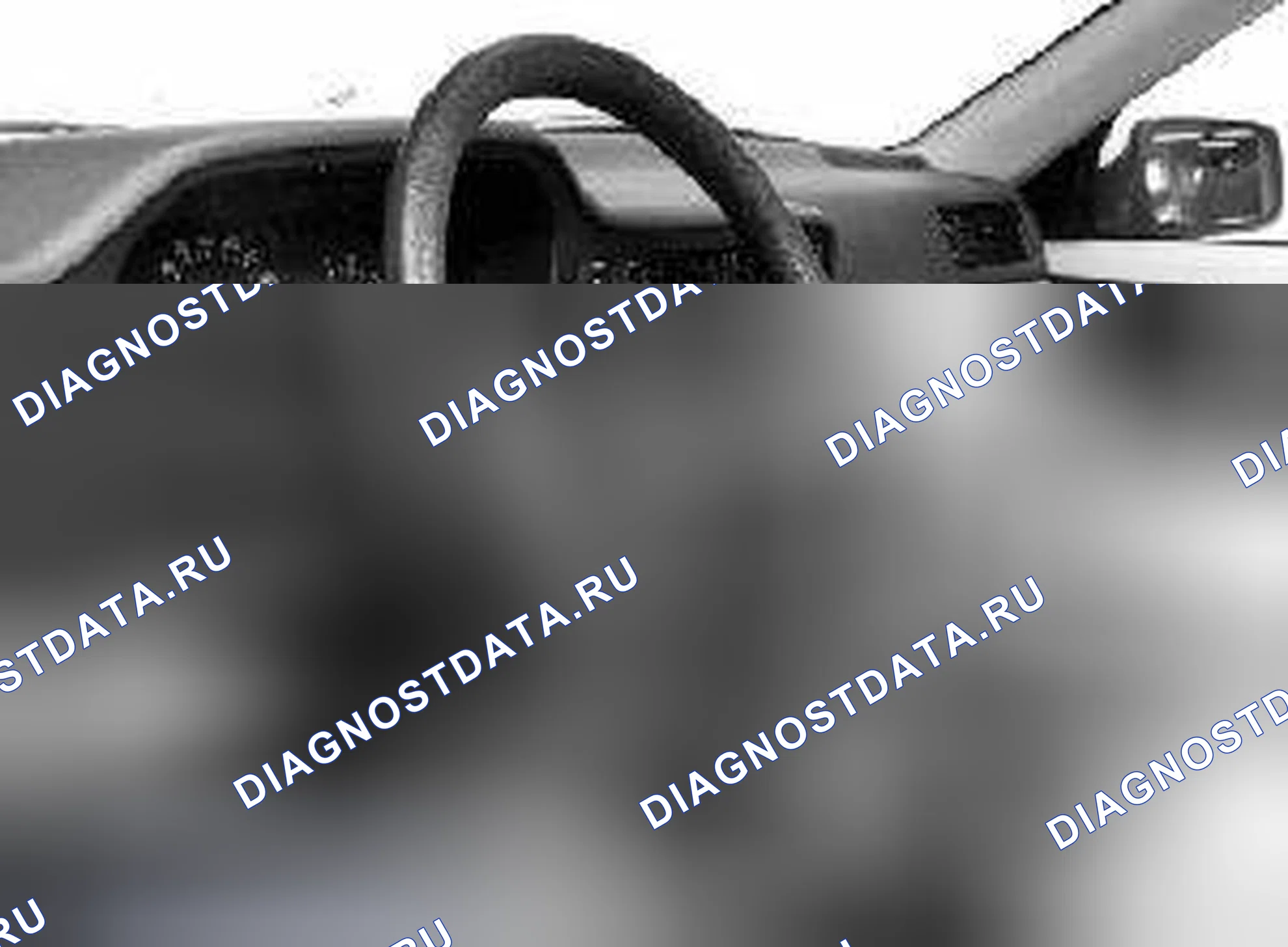 Рис. 26: Установка положения рулевого колеса. Volvo C70 I