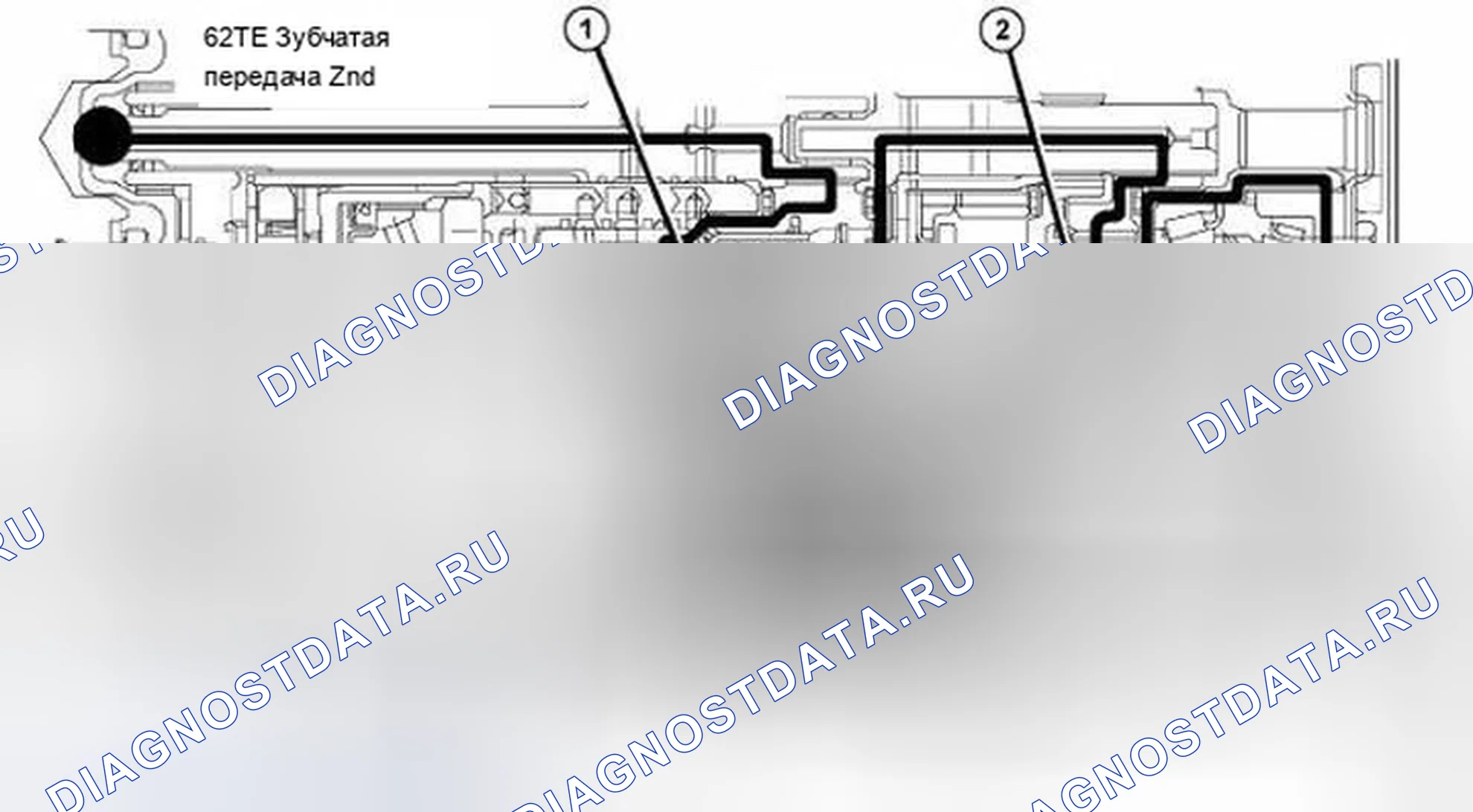 Рис. 498: ВТОРАЯ ПЕРЕДАЧА. Chrysler 200 I