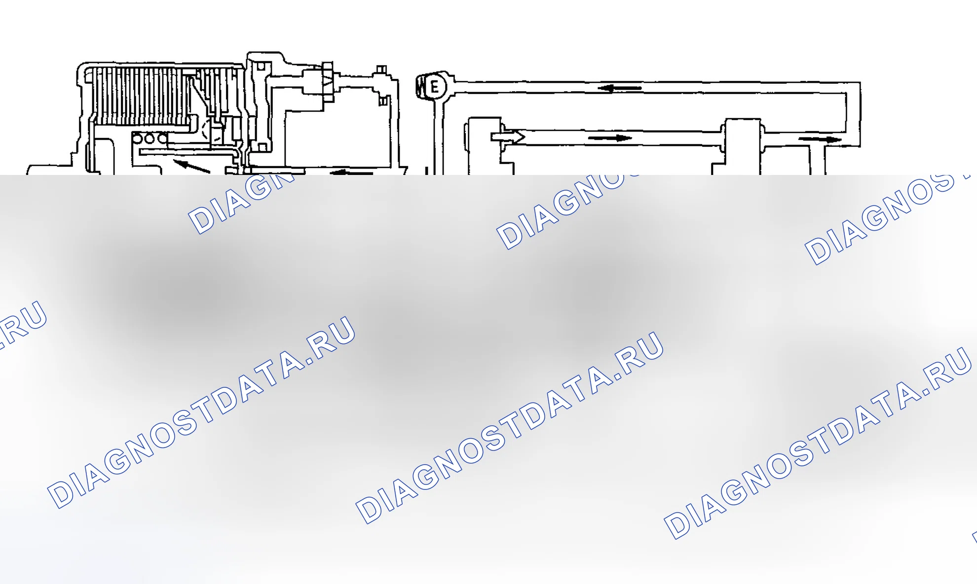 Рис. 5: Работа термовыключателя (2WD). Honda CR-V II рестайлинг