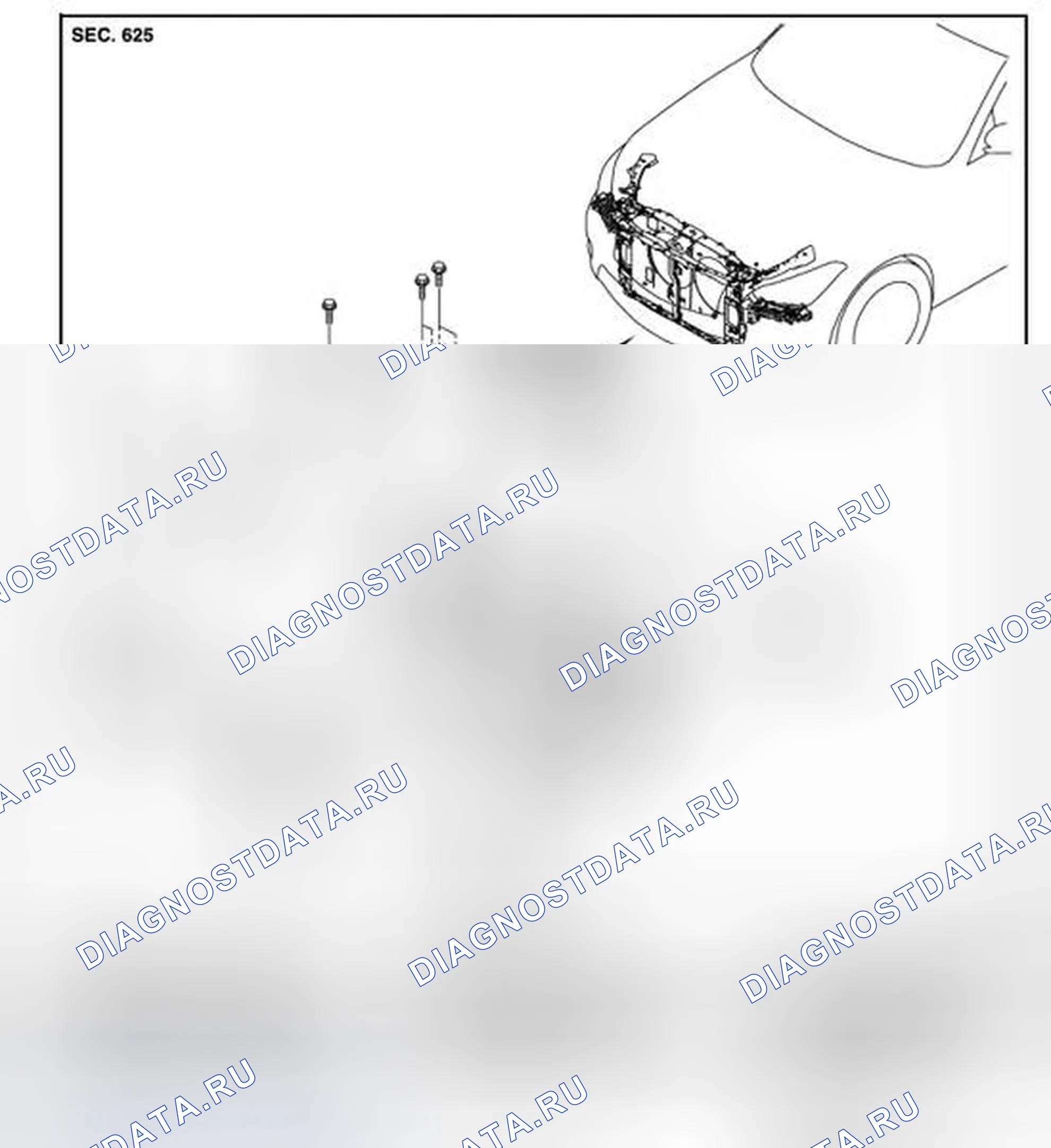 Рис. 27: Разнесенный вид. Infiniti M37 IV