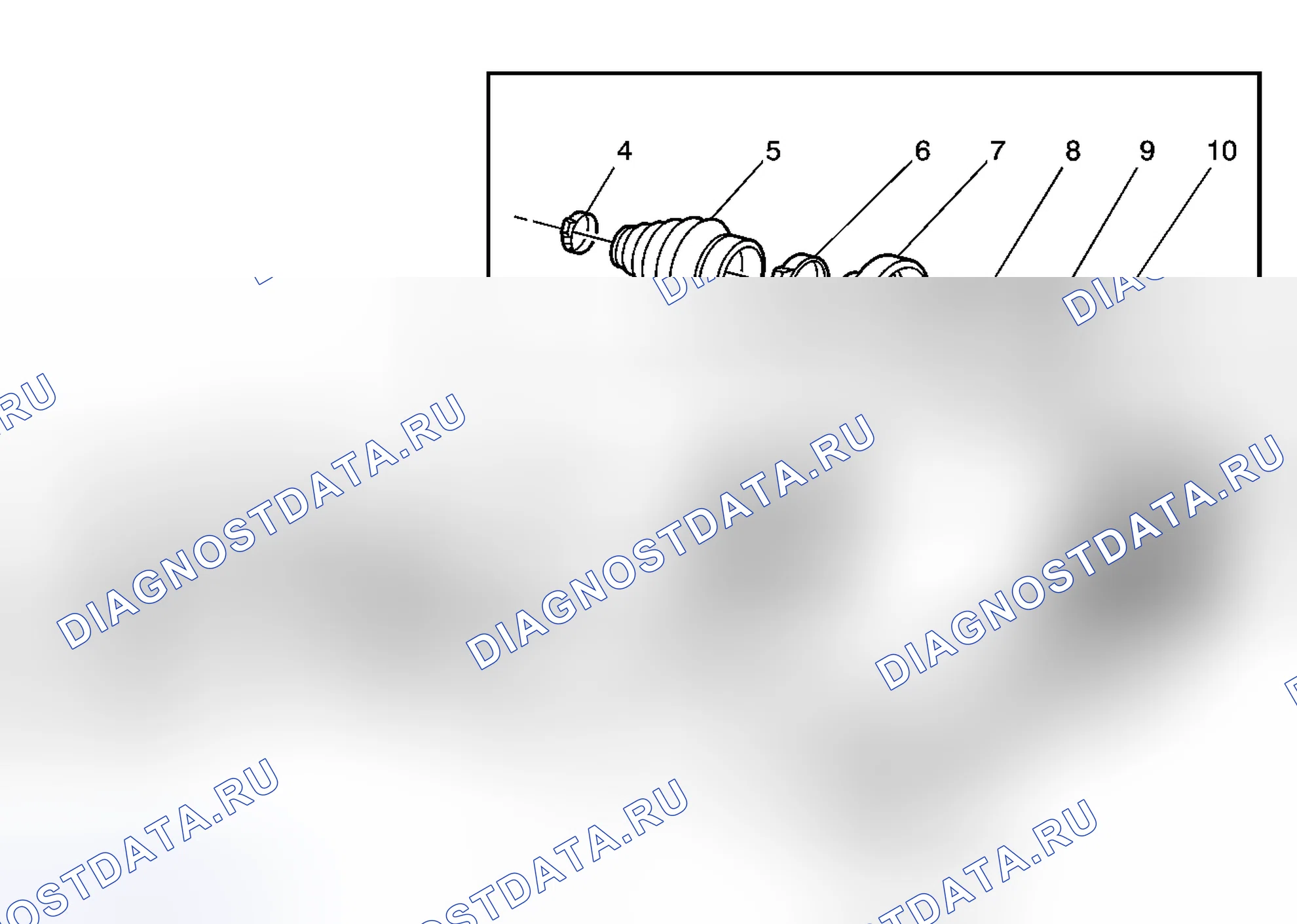 Рис. 1: Разборка приводных валов колес. Hyundai XG I рестайлинг