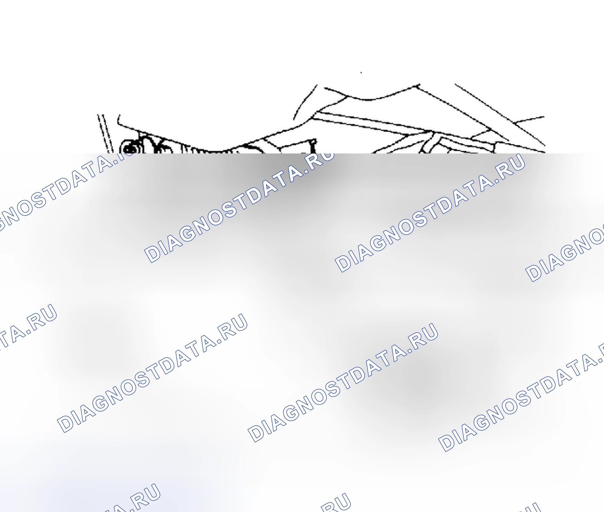 Рис. 24: Трос переключения передач (фургон). Nissan Pulsar N13