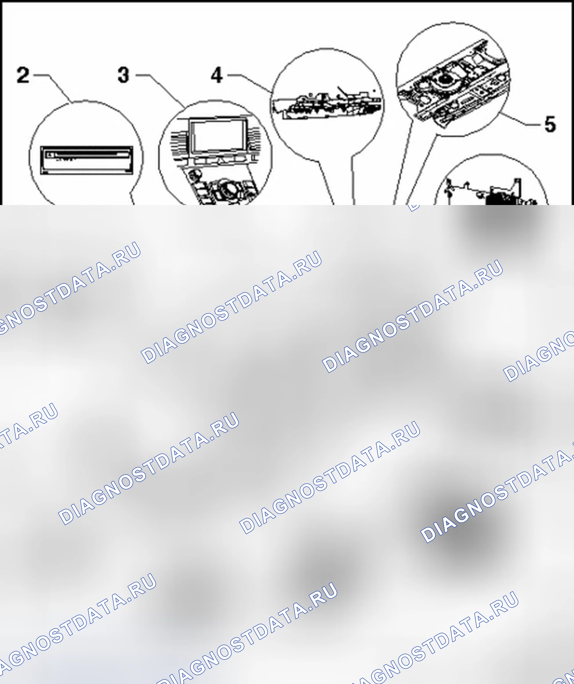 Рис. 44: Расположение компонентов, общий обзор. Audi A8 D3 рестайлинг