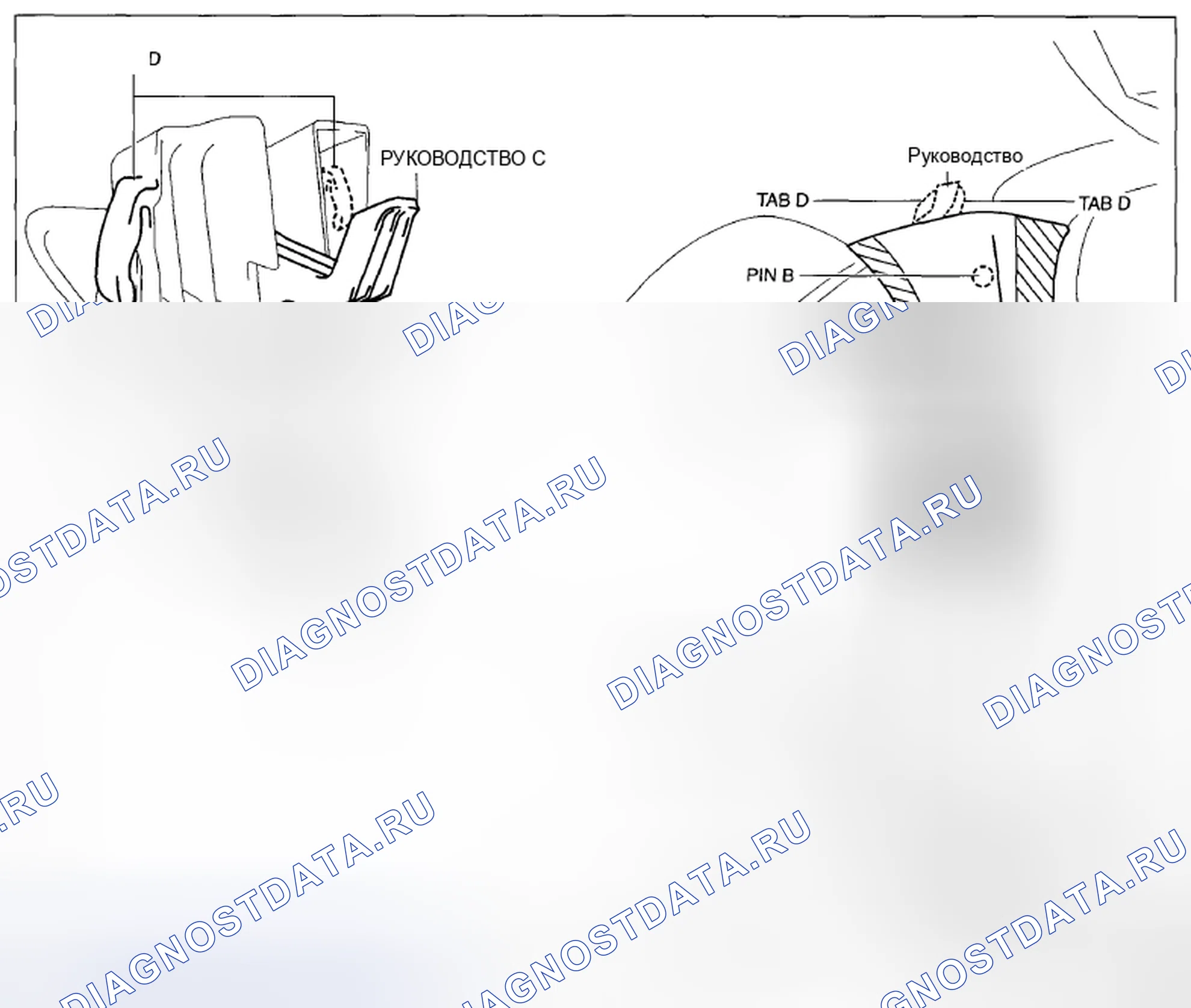 Рис. 125: СНЯТИЕ / УСТАНОВКА облицовки СТОЙКИ C. Mazda CX-5 I