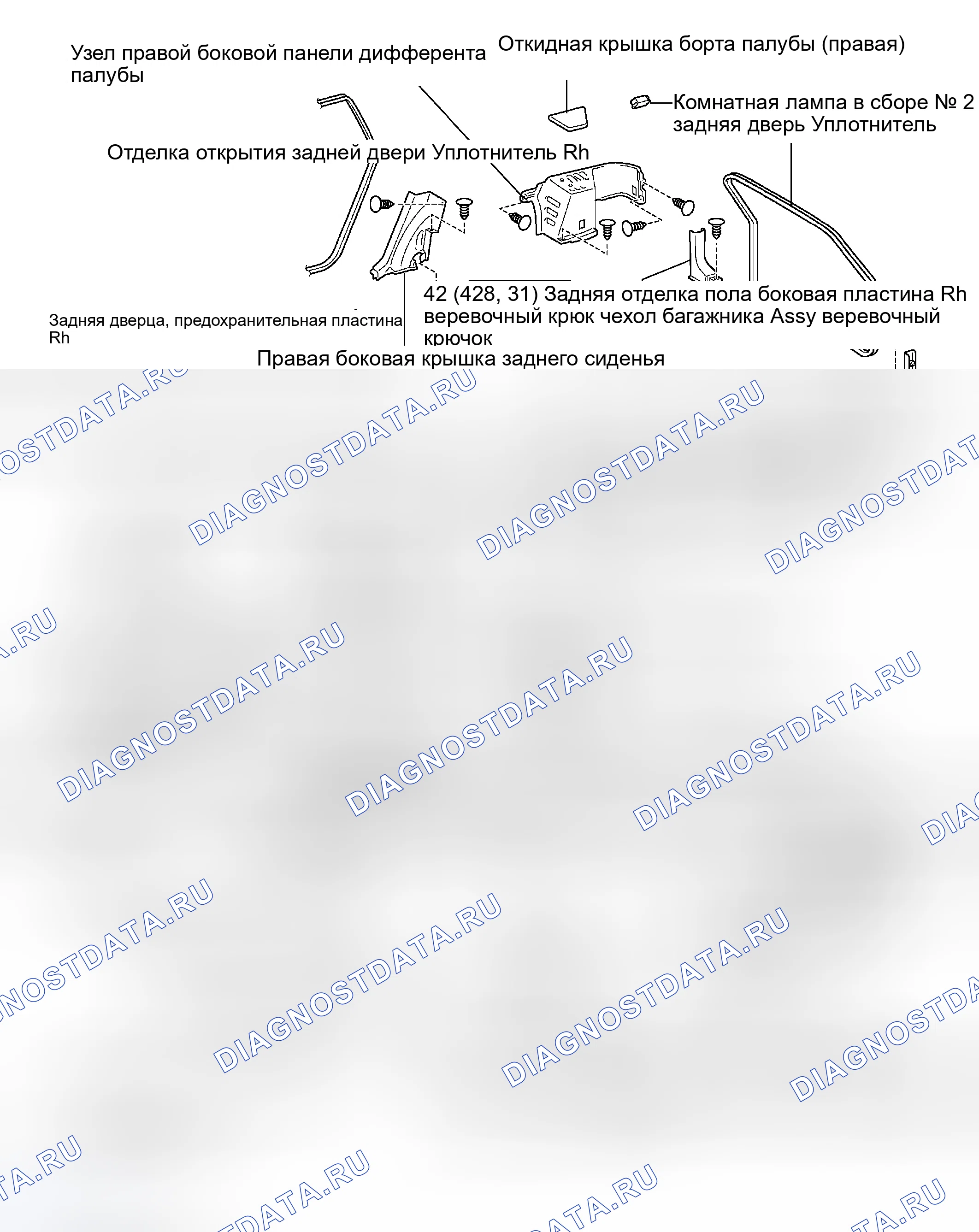 Рис. 290: КОМПОНЕНТЫ. Lexus RX II