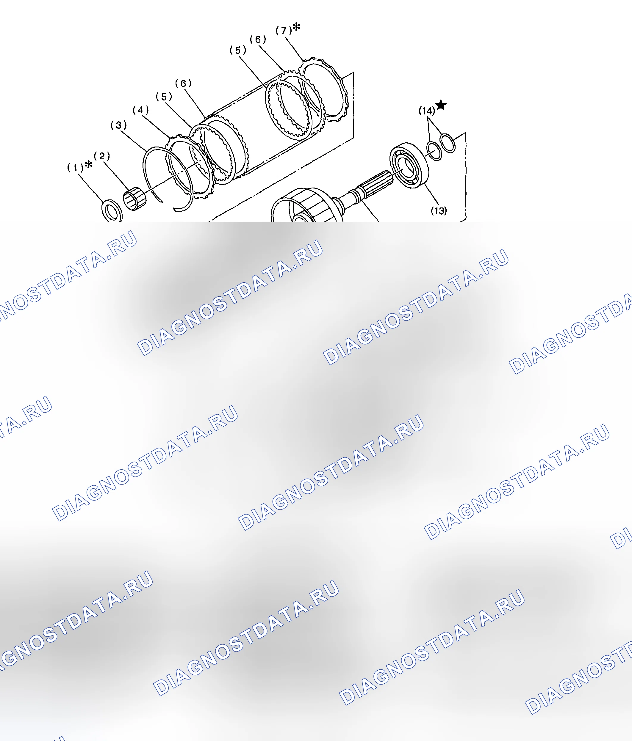 Рис. 116: СЛУЧАЙ ПЕРЕНОСА И РАСШИРЕНИЯ. Subaru Forester SG