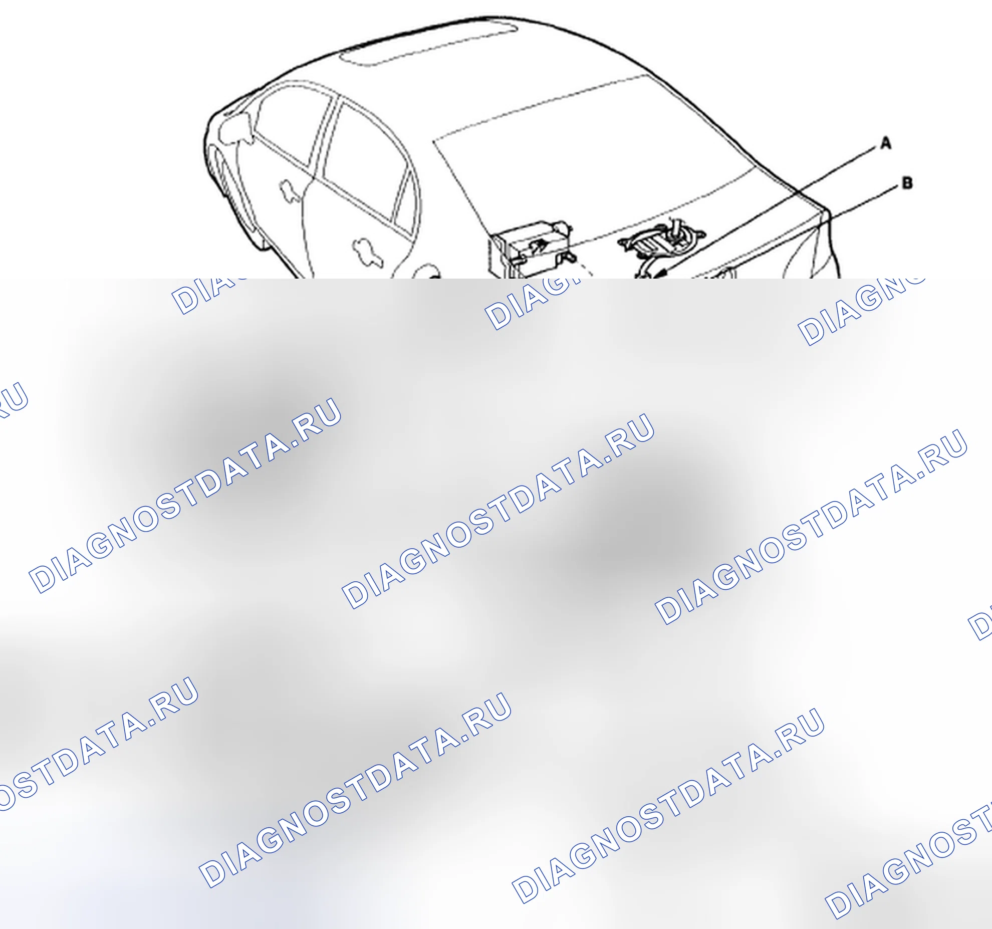 Рис. 55: Замена топливного бака. Acura CSX I