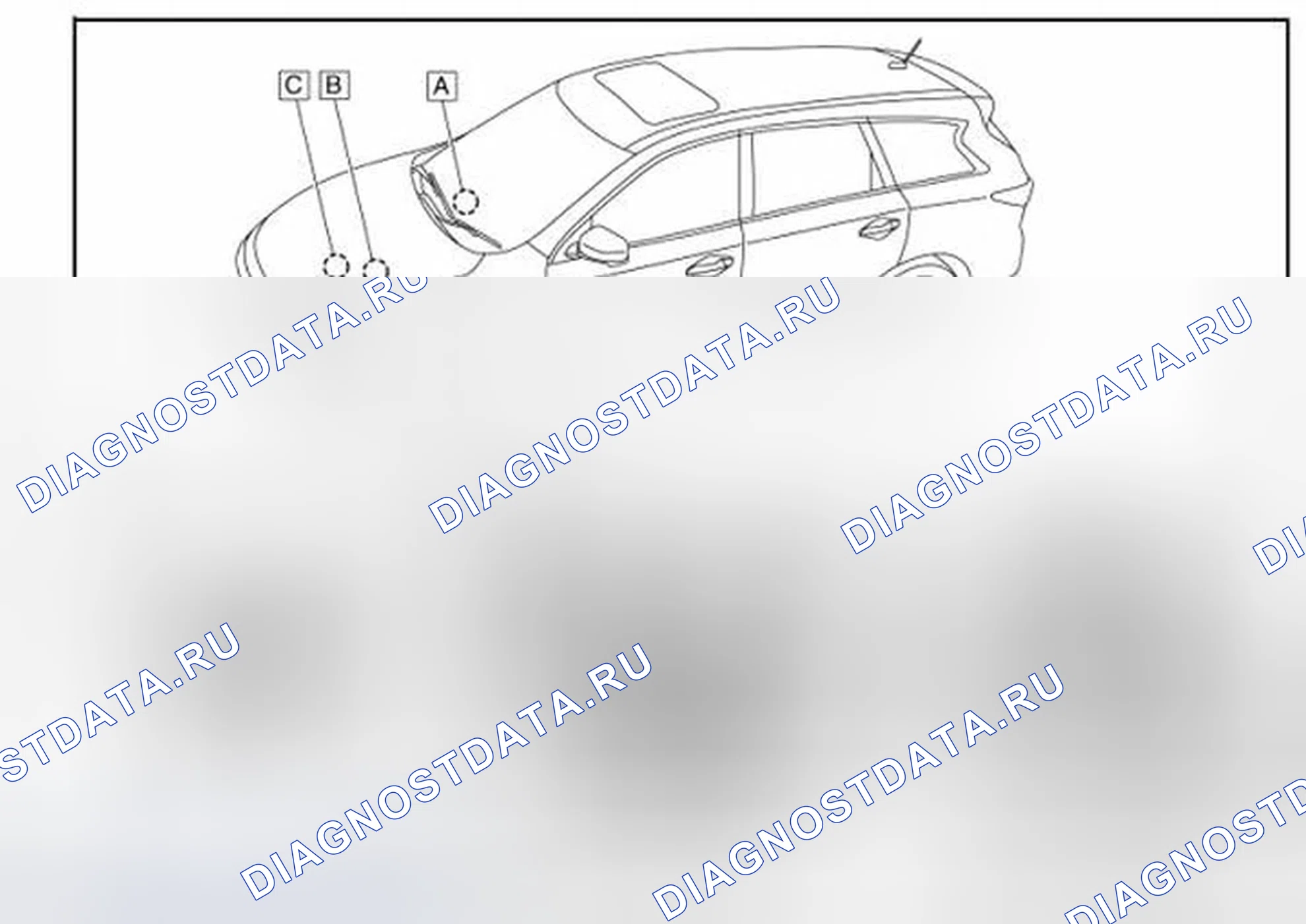 Рис. 7: Расположение компонентов. Infiniti QX60 I