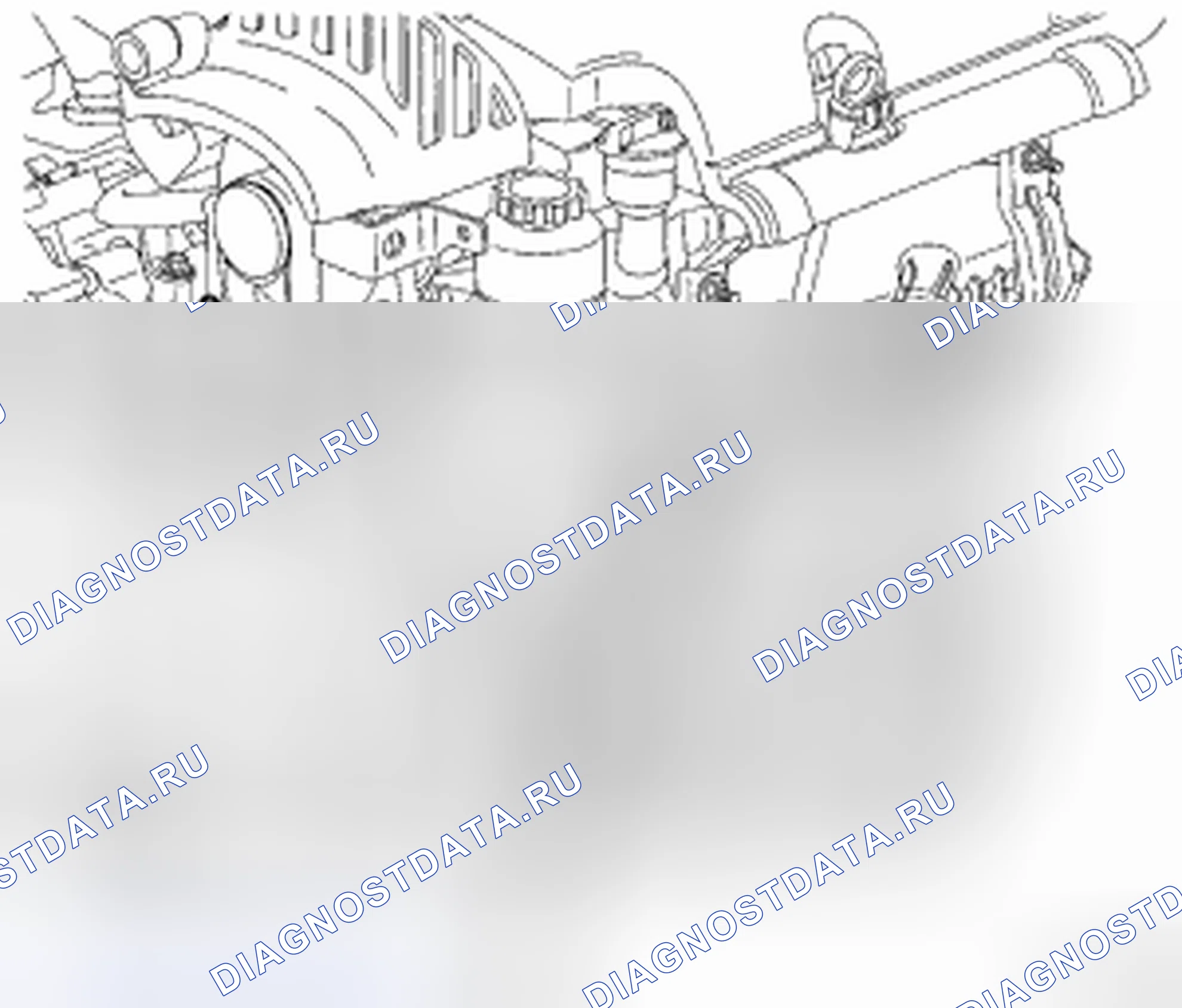 Рис. 399: ЛЕВЫЙ ВЫПУСКНОЙ КОЛЛЕКТОР. Chrysler Town & Country V