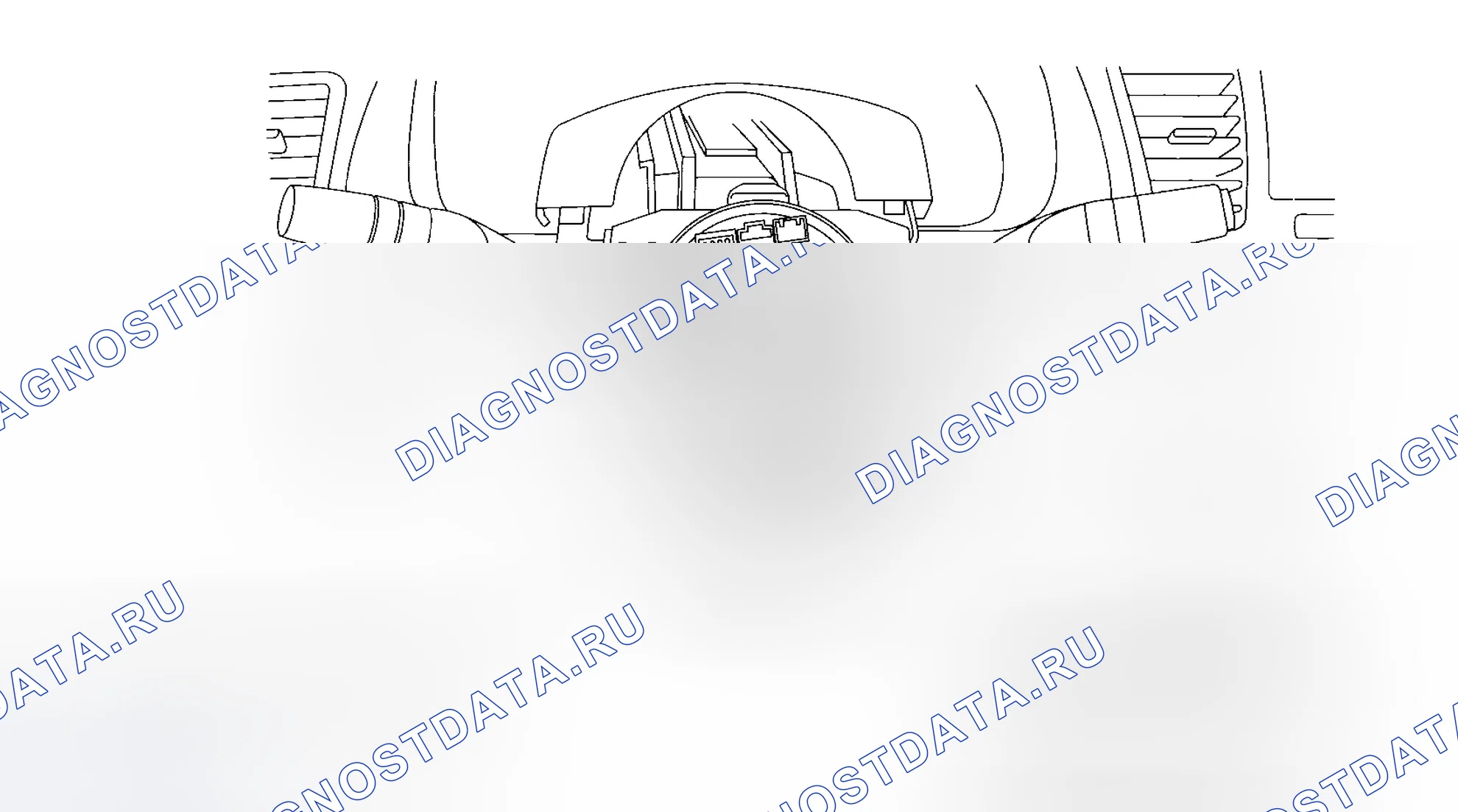 Рис. 14: РАЗЪЕМ РУЛЕВОЙ КОЛОНКИ. Honda Vigor I